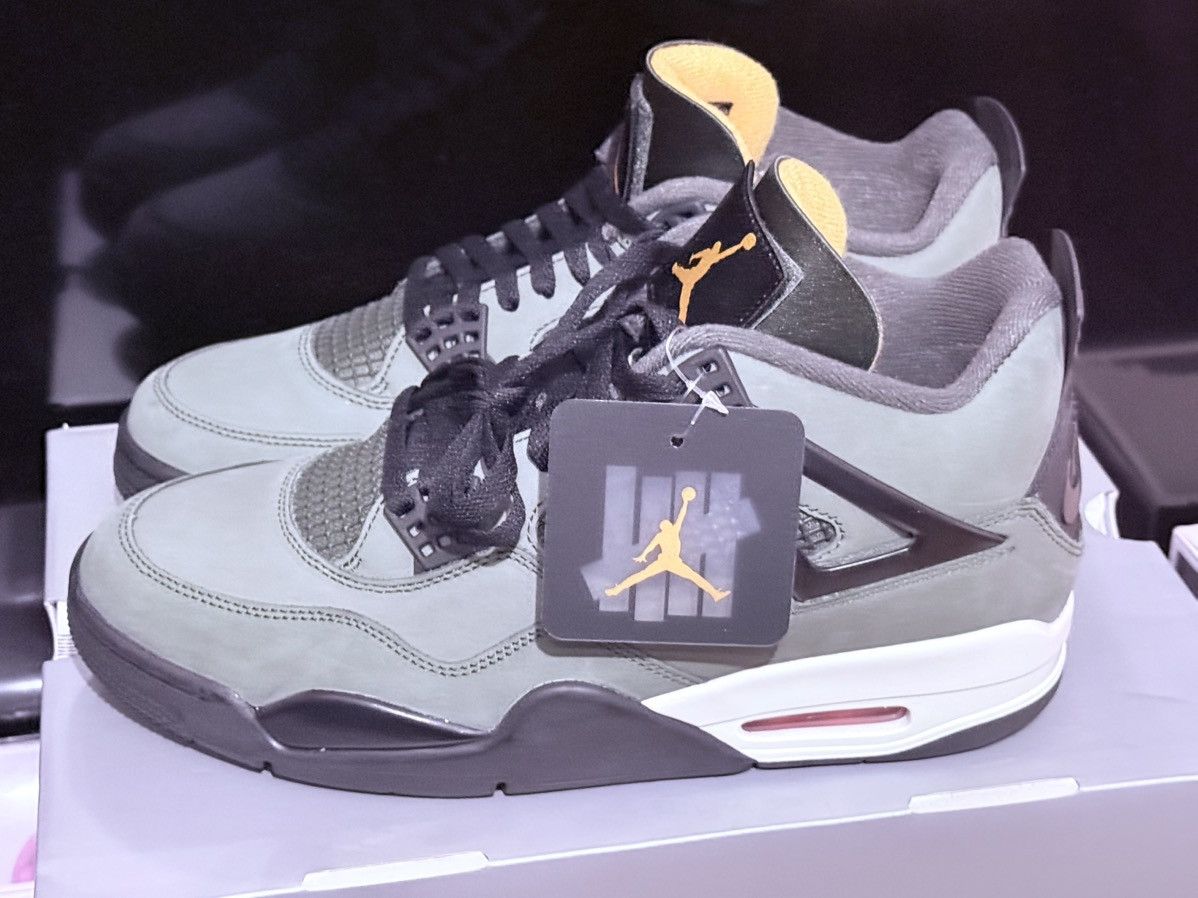 Jordan Brand Undefeated x Air Jordan 4 Retro 2025 Green - Size 10 Size US 10 / EU 43 - 2 Thumbnail