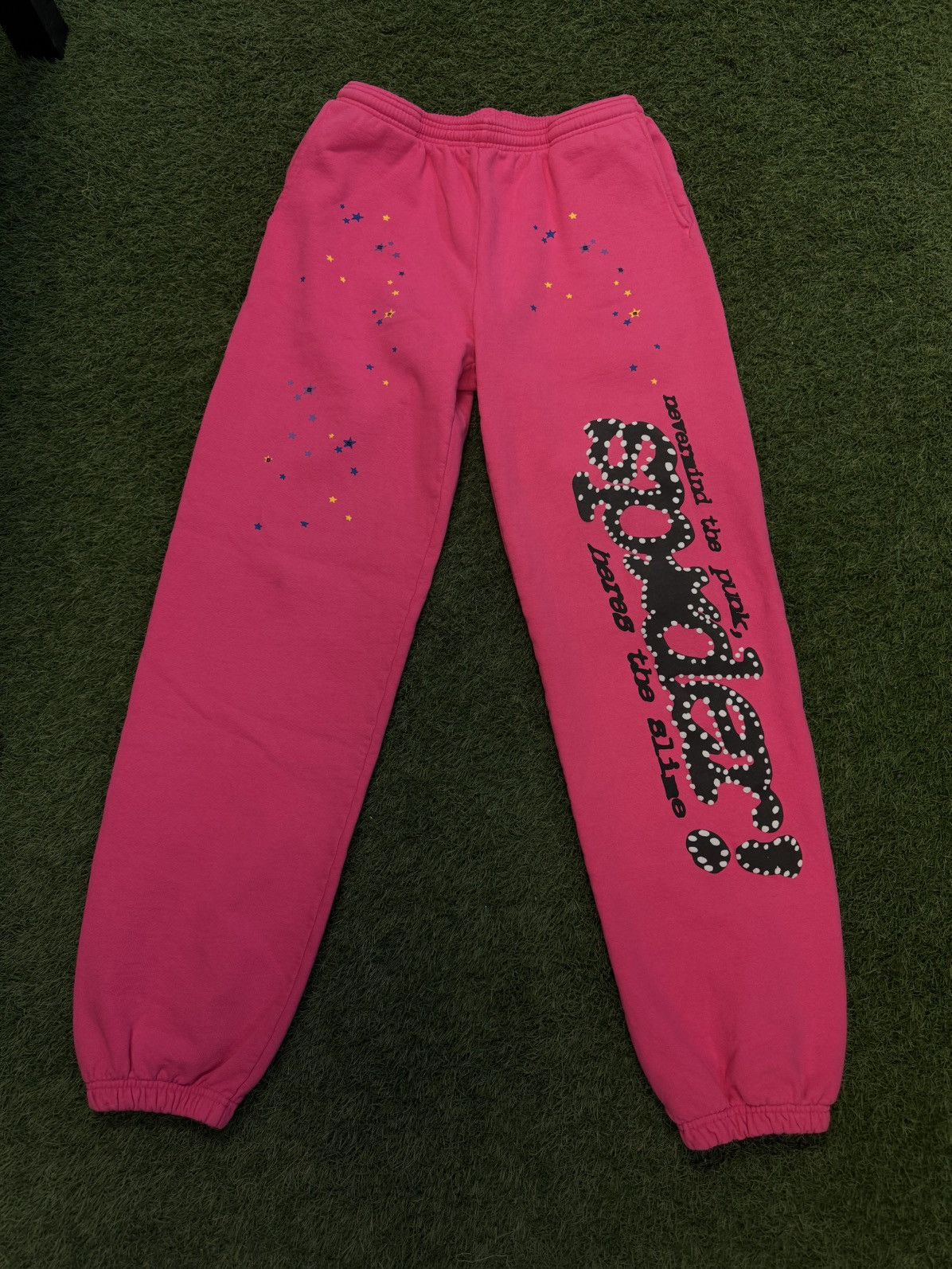 Sp5der Sp5der Worldwide Original OG Pink Sweatpants Size M (NEW) Size US 30 / EU 46 - 1 Thumbnail