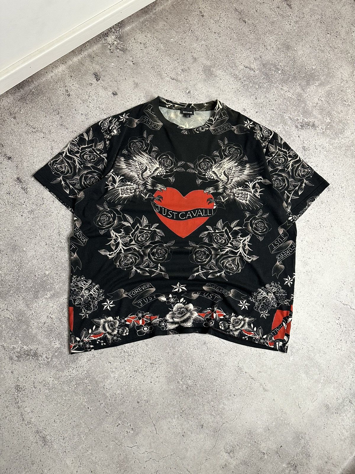 Just Cavalli Just Cavalli All Over Print Tattoo Jean Paul Gaultier Style Size US XL / EU 56 / 4 - 1 Thumbnail
