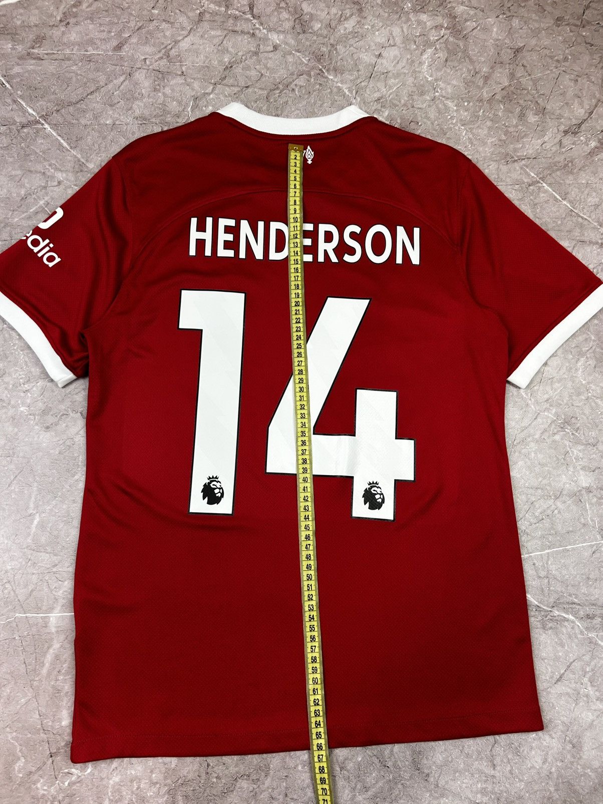 Nike Liverpool FC #14 Henderson Nike Soccer Jersey Football Retro Size US S / EU 44-46 / 1 - 9 Thumbnail