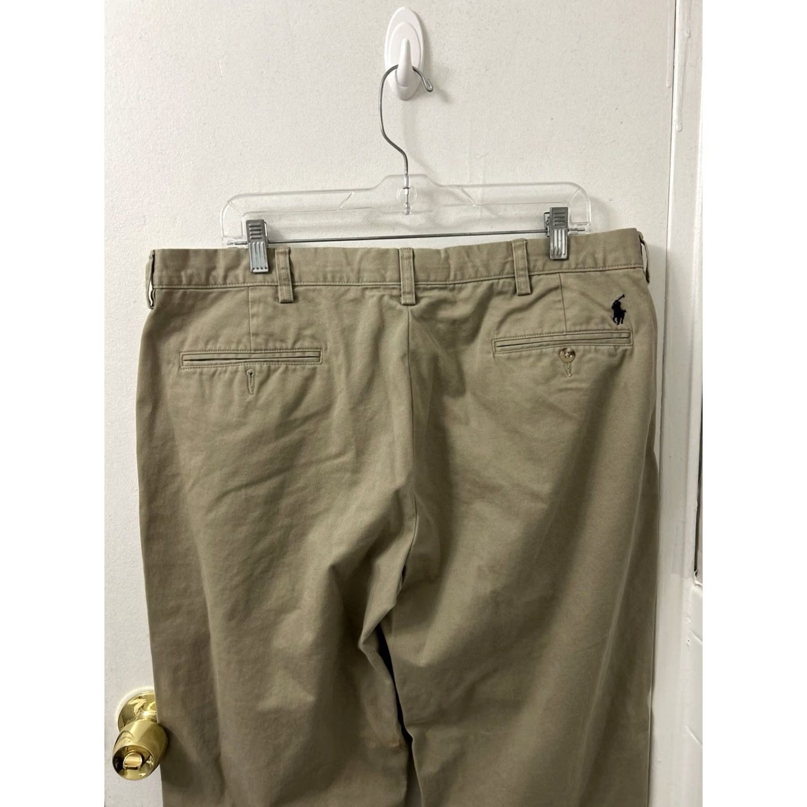 Polo Ralph Lauren VINTAGE Polo Ralph Lauren Preston Pants Mens 38 29 Khaki Tan Chino Straight Trousers Size US M / EU 48-50 / 2 - 7 Thumbnail