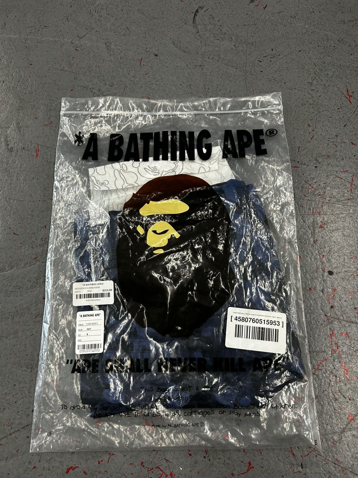 Bape Bape Sand Camo Blue Cargo Shorts Size Medium NEW Size US 33 - 17 Thumbnail