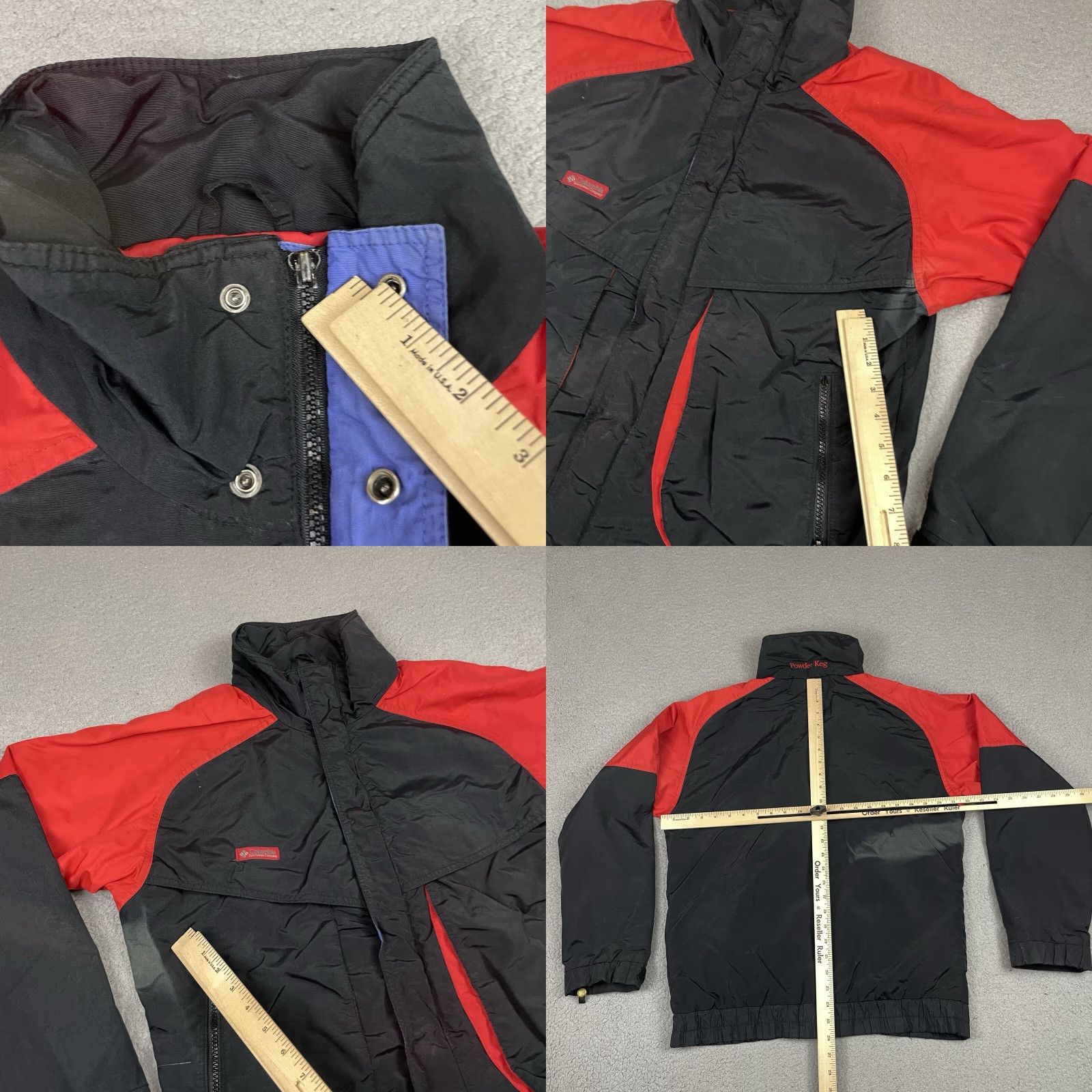 Vintage VINTAGE Columbia Powder Keg Puffer Jacket Regular Size S Black Men 90s Ski Winter Fall Spring Nylon Zip Size US S / EU 44-46 / 1 - 8 Thumbnail