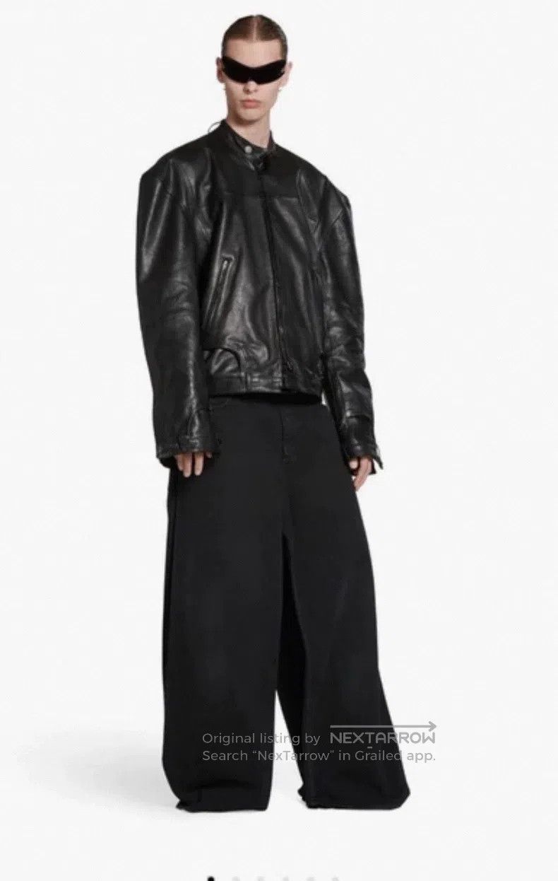 Balenciaga Balenciaga Reversed Biker Leather Jacket Size US M / EU 48-50 / 2 - 6 Thumbnail
