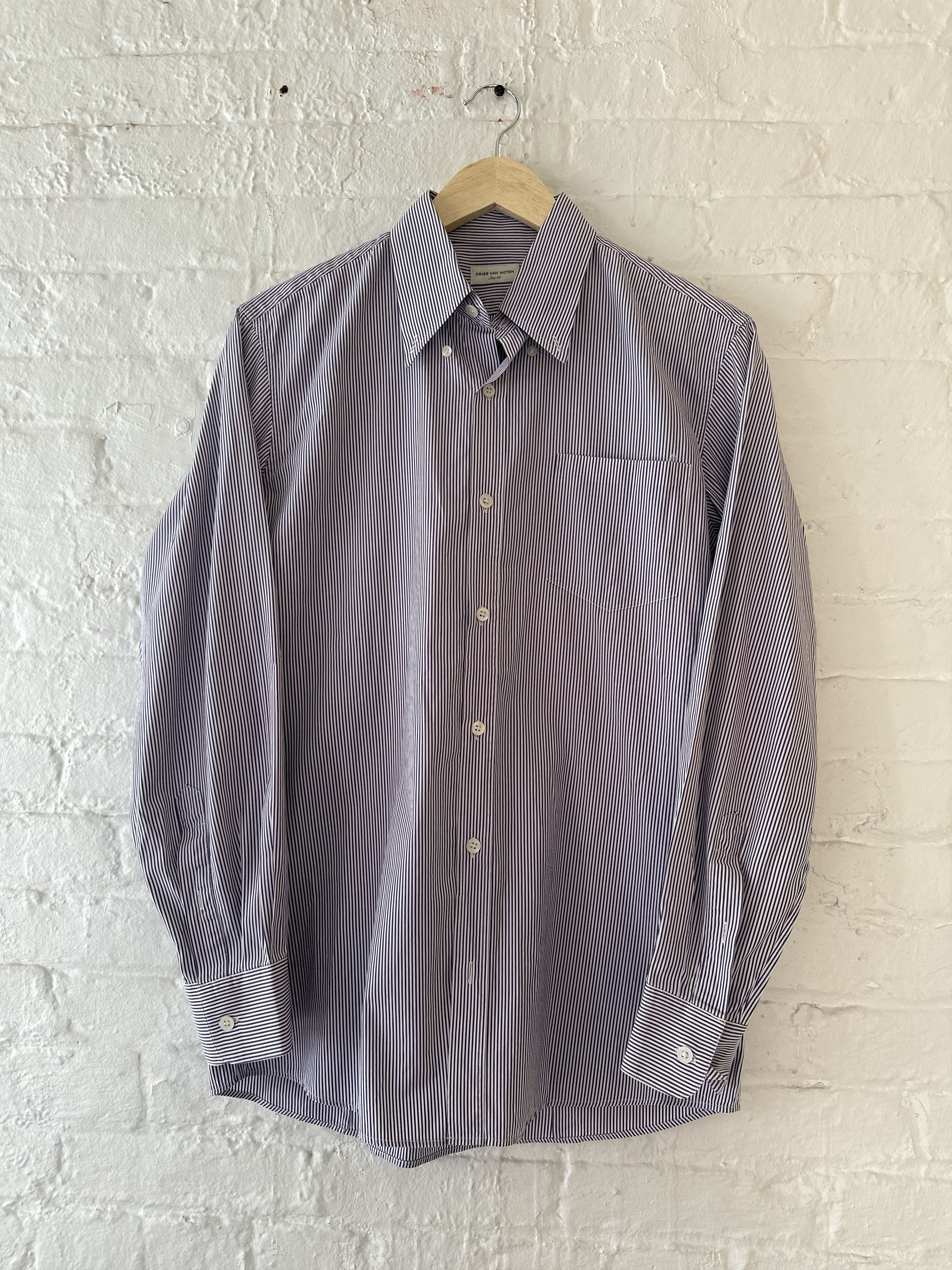 Dries Van Noten Dries Van Noten Striped Button Up Shirt Size US M / EU 48-50 / 2 - 1 Thumbnail
