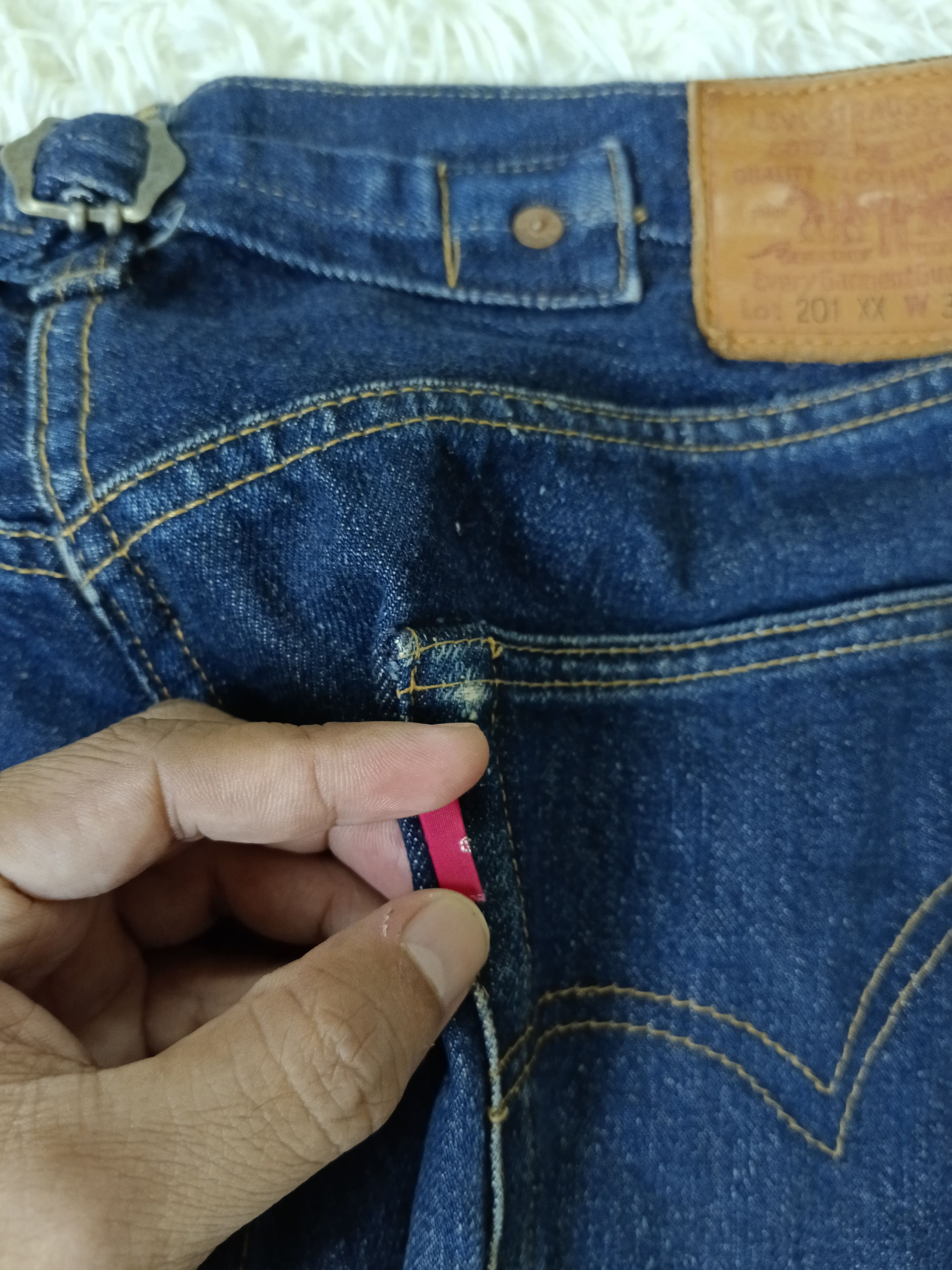LVC × Levi's Vintage Clothing VINTAGE 90s LEVIS BIG E 201XX REPRODUCTION 1937 Size US 31 - 13 Thumbnail