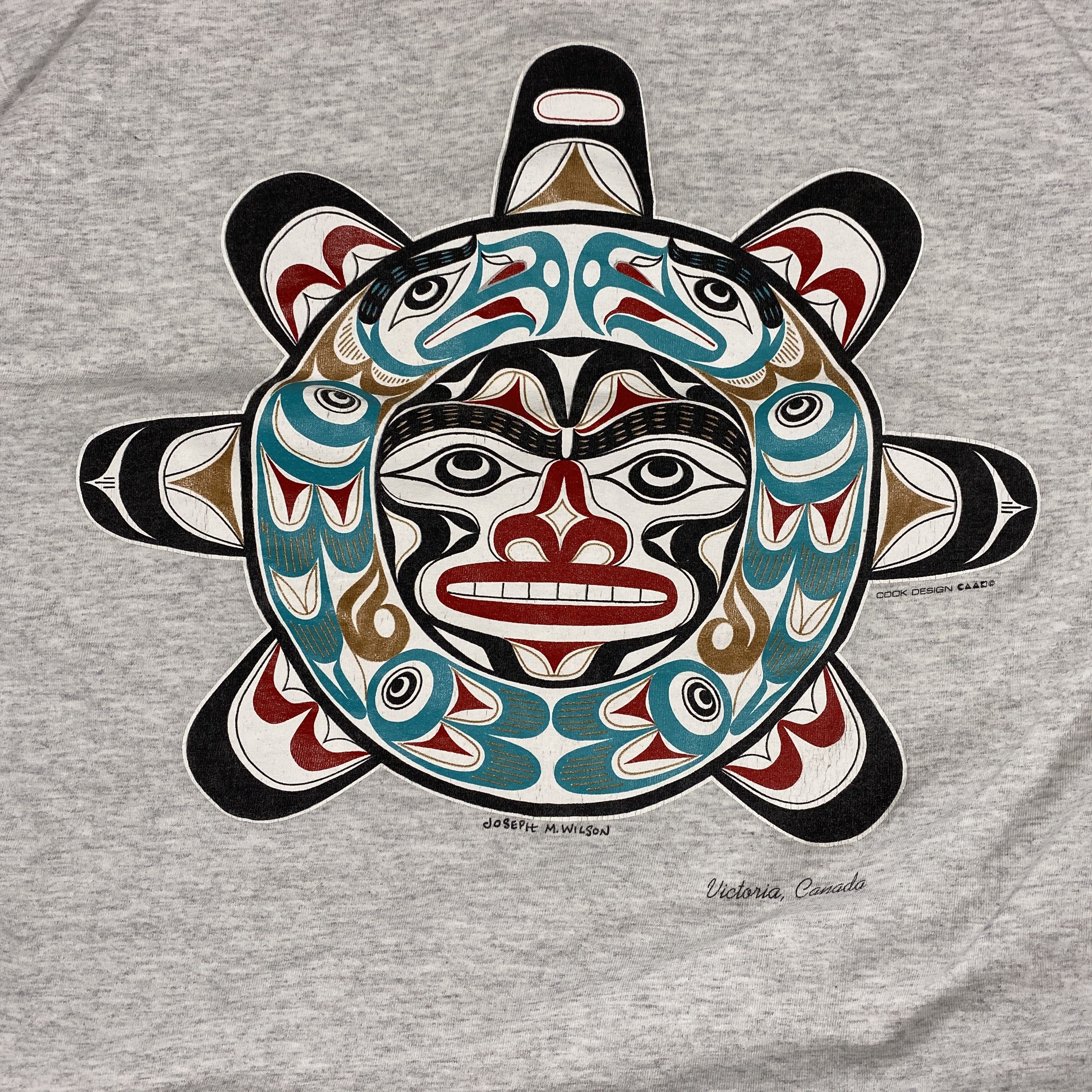 Vintage Vintage Victoria Canada Single Stitch Hanes Art Tee Grey XL Size US XL / EU 56 / 4 - 3 Thumbnail