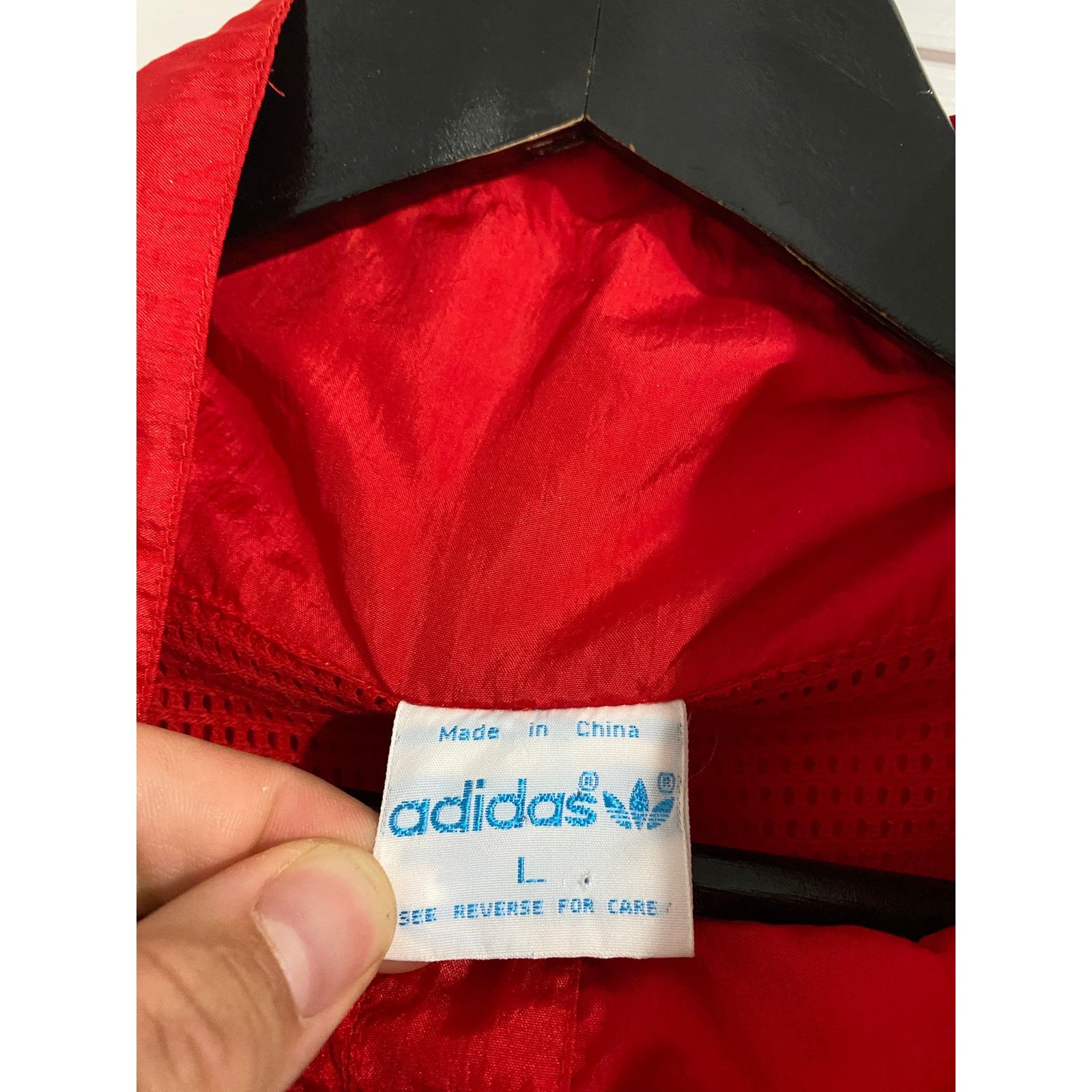 Adidas Vintage Adidas Windbreaker Jacket Size Large Size US L / EU 52-54 / 3 - 3 Thumbnail