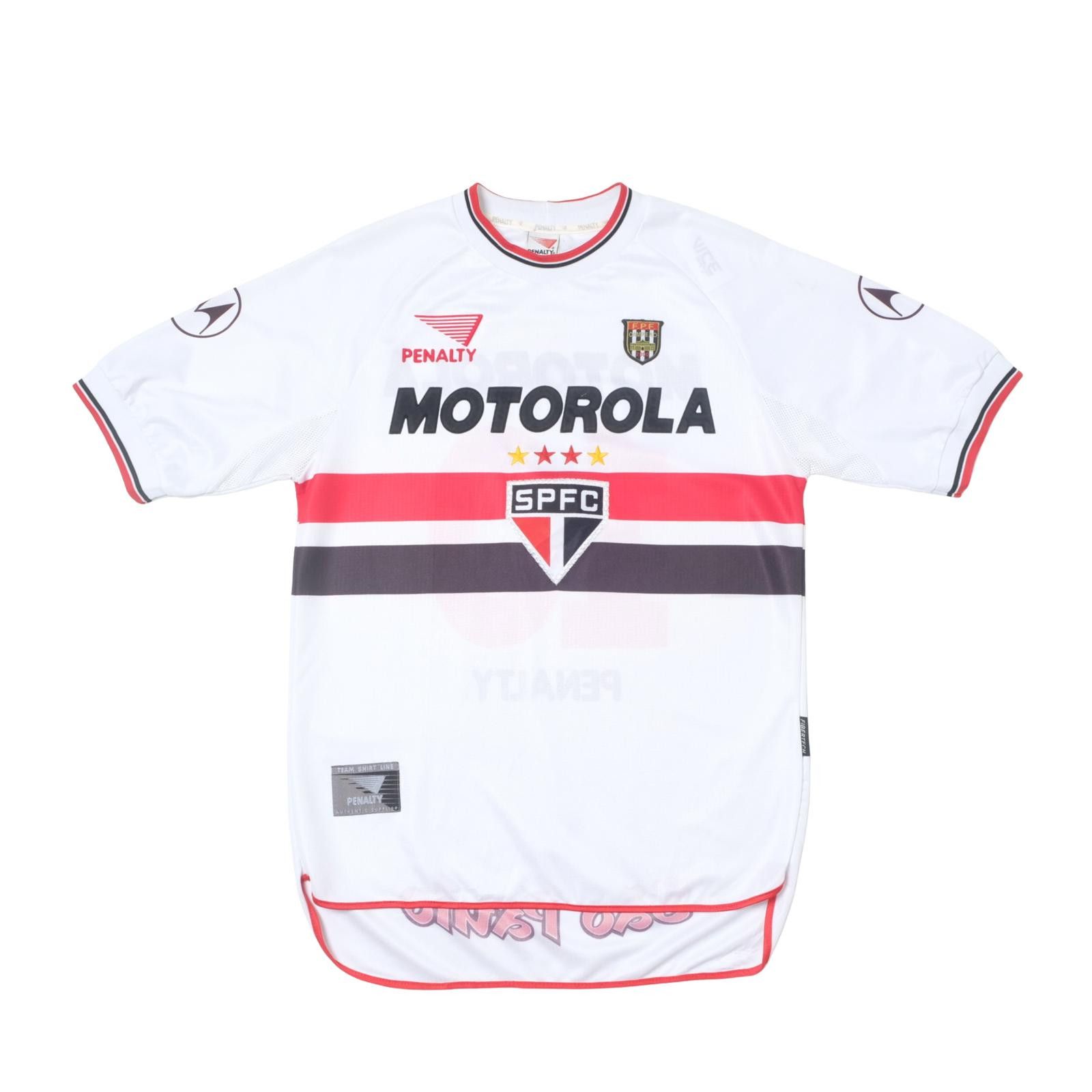 Penalty 2000/01 Sao Paulo Brazil Home Shirt (M/L) Size US M / EU 48-50 / 2 - 1 Thumbnail
