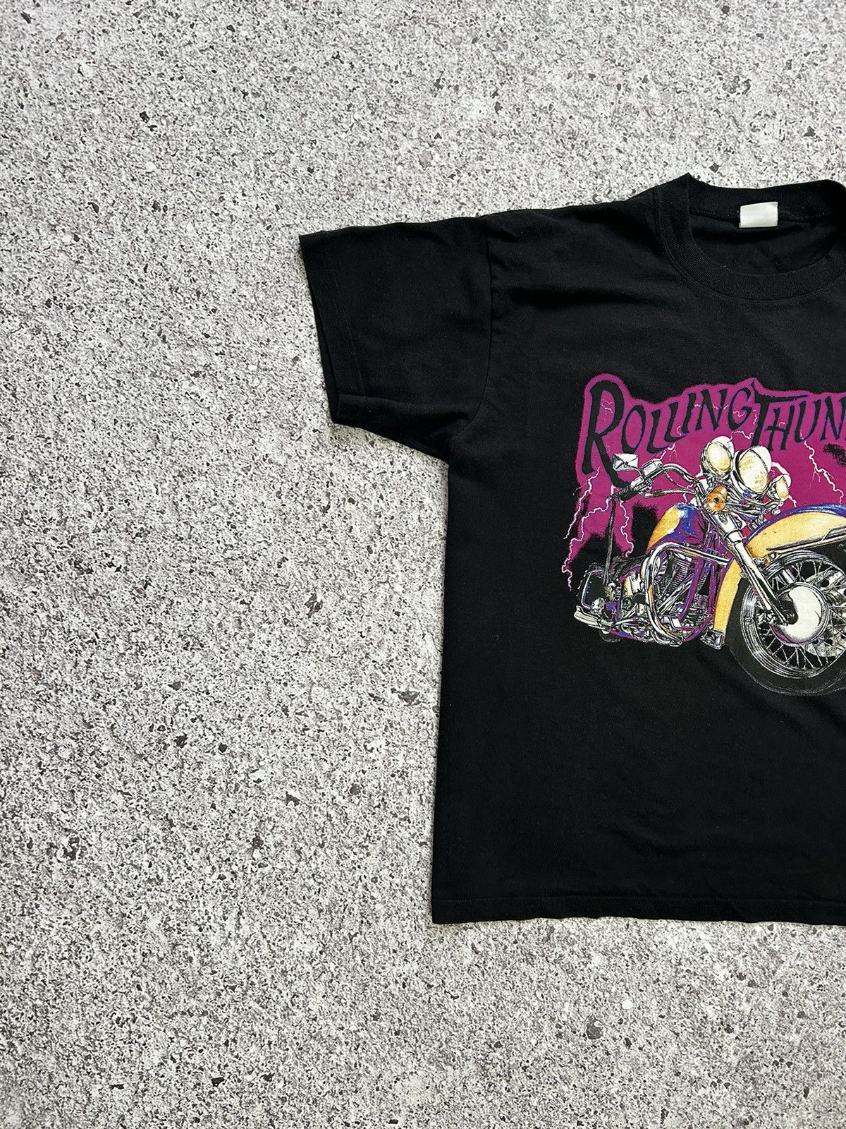 Harley Davidson × Vintage × West Coast Choppers Vintage 90’s Choppers Rolling Thunder T-Shirt Size US XL / EU 56 / 4 - 2 Thumbnail