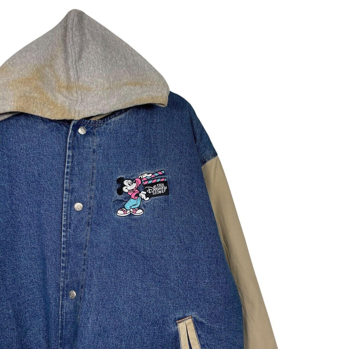 Disney The Disney Store Denim Varsity Jacket Size US L / EU 52-54 / 3 - 5 Thumbnail