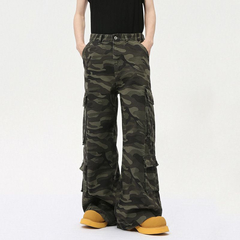 Japanese Brand Y2K Streetwear Camo Cargo Baggy Jeans Size US 32 / EU 48 - 1 Thumbnail