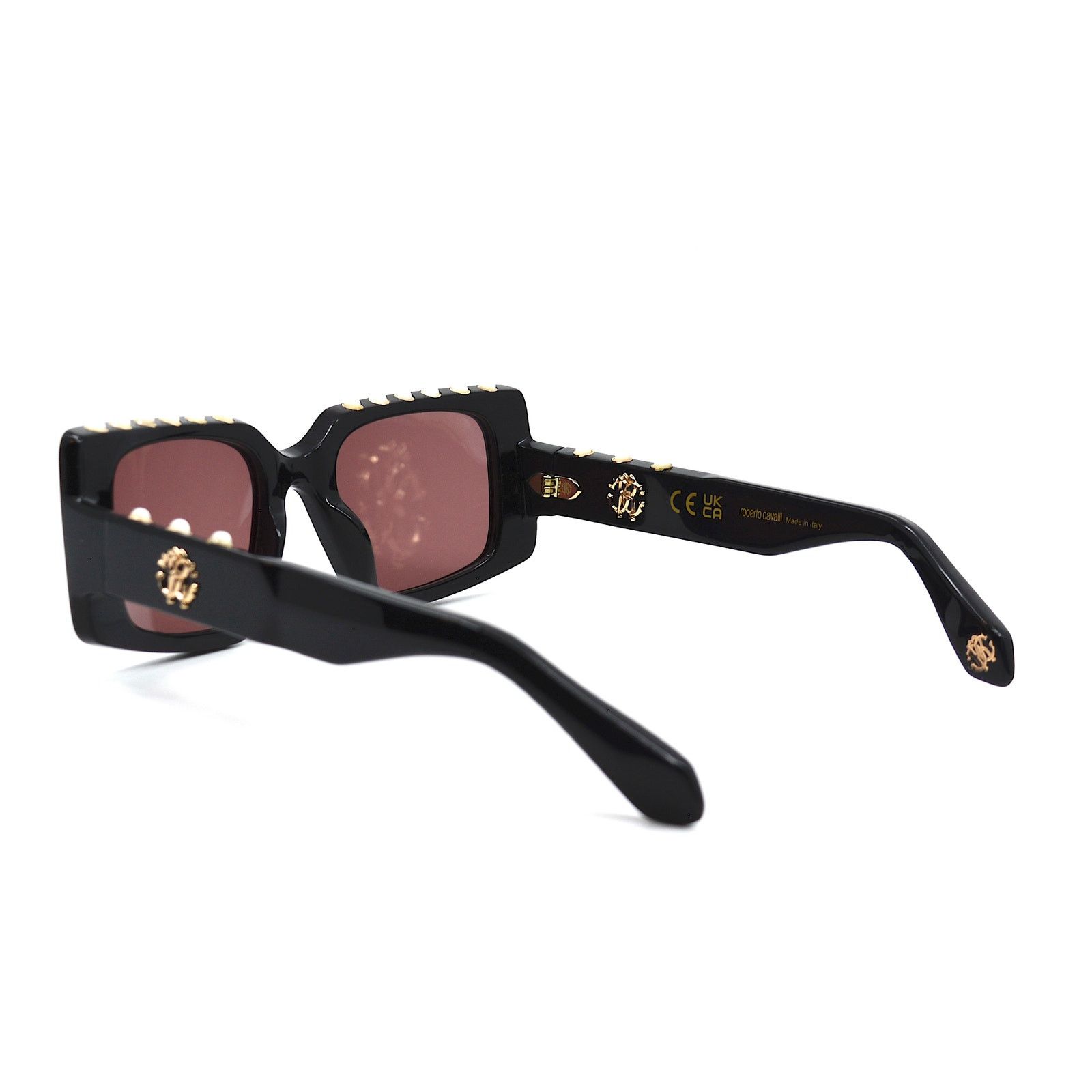 Roberto Cavalli ROBERTO CAVALLI SRC039S BLACK PURPLE AUTHENTIC SUNGLASSES Size ONE SIZE - 6 Thumbnail