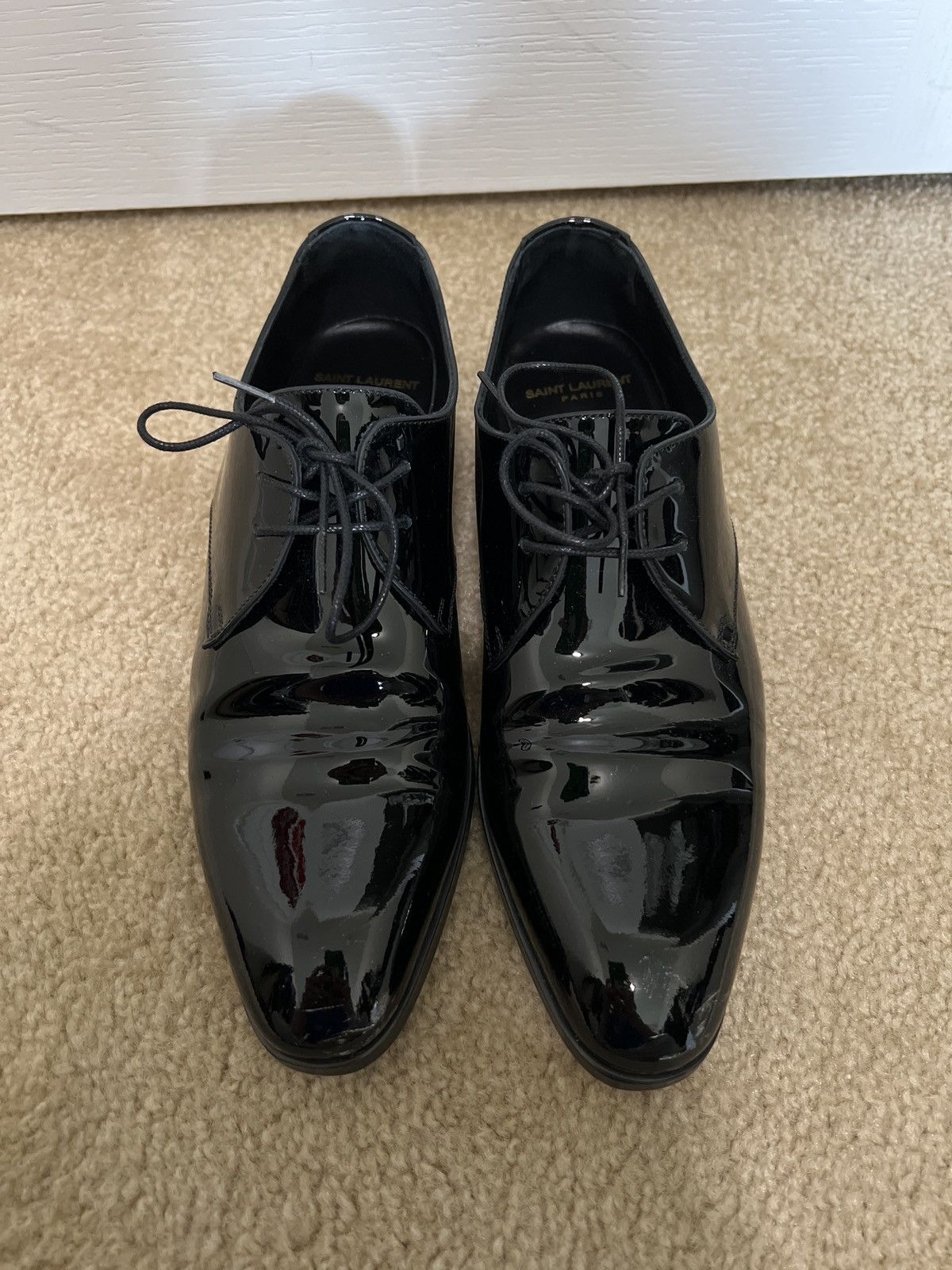 Saint Laurent Paris Saint Laurent patent leather shoes Size US 8 / IT 38 - 1 Thumbnail