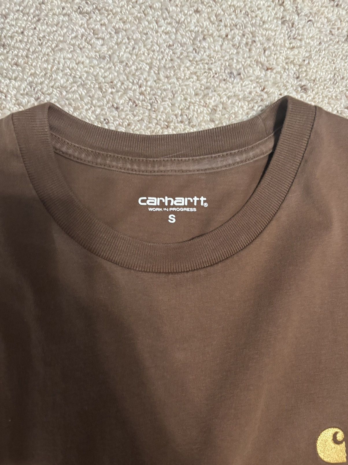 Carhartt Carhartt Brown Short Sleeve T-Shirt – Size S Size US S / EU 44-46 / 1 - 3 Thumbnail