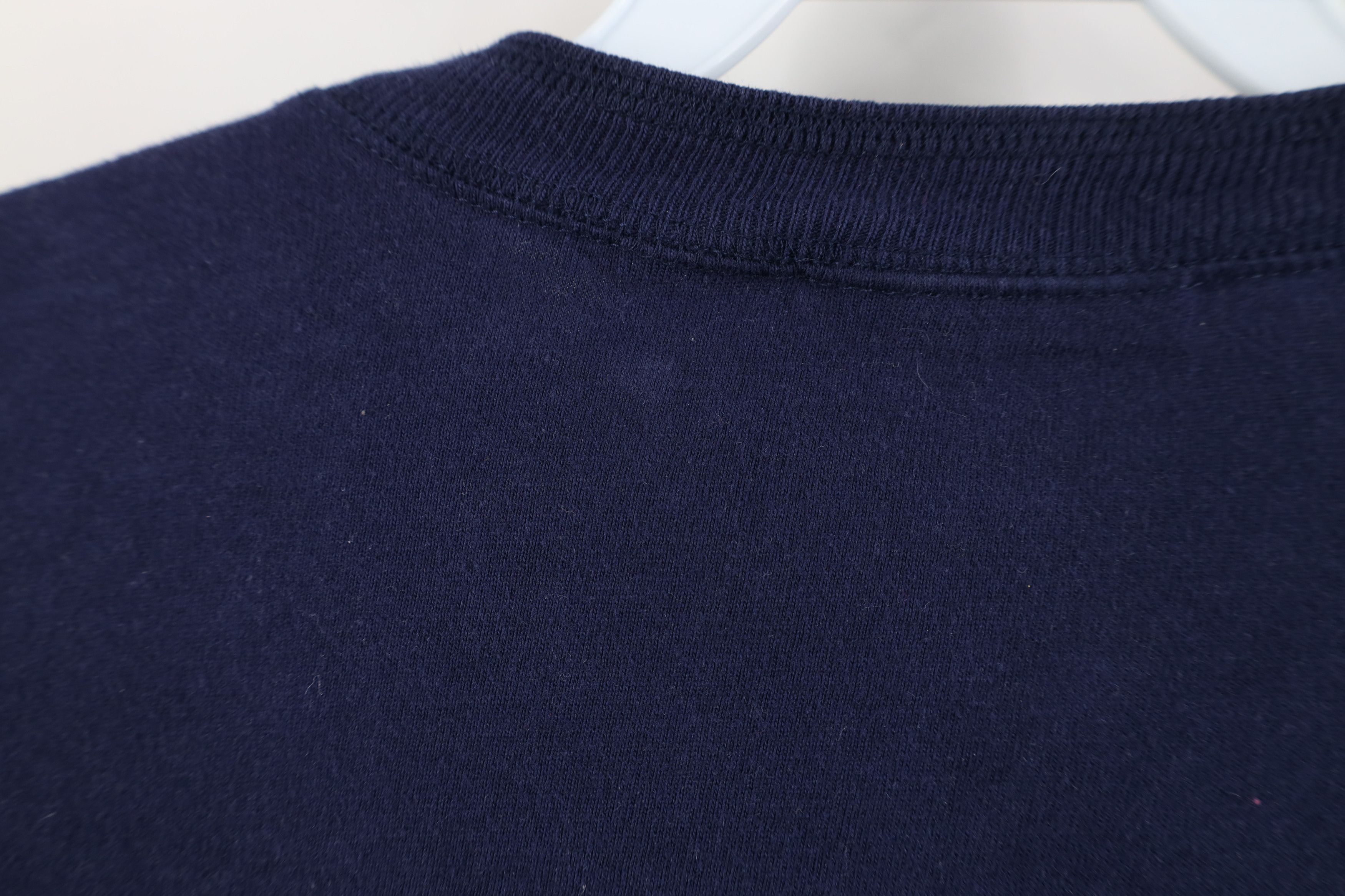 Vintage Vintage 90s Streetwear Blank Long Sleeve Henley T-Shirt Blue Size US S / EU 44-46 / 1 - 11 Thumbnail