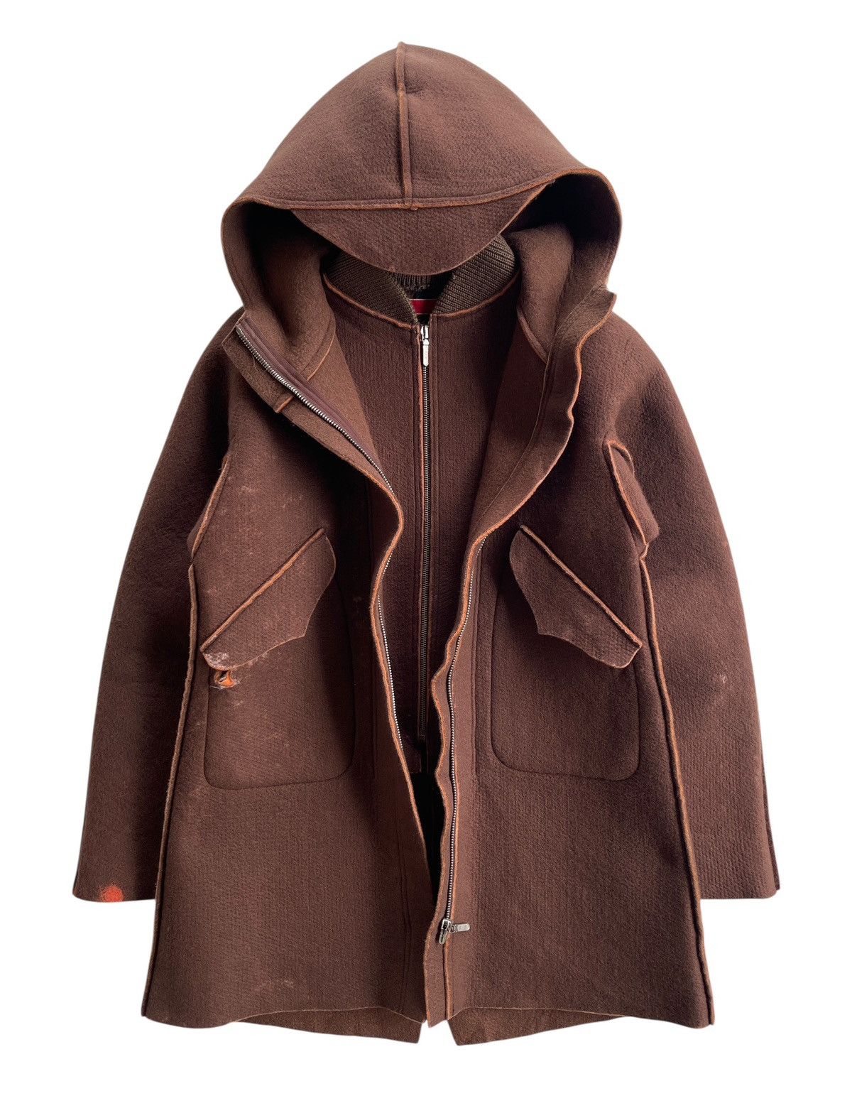 Number (N)ine AW1998 Number Nine Layered Hooded Jacket Size US S / EU 44-46 / 1 - 2 Thumbnail