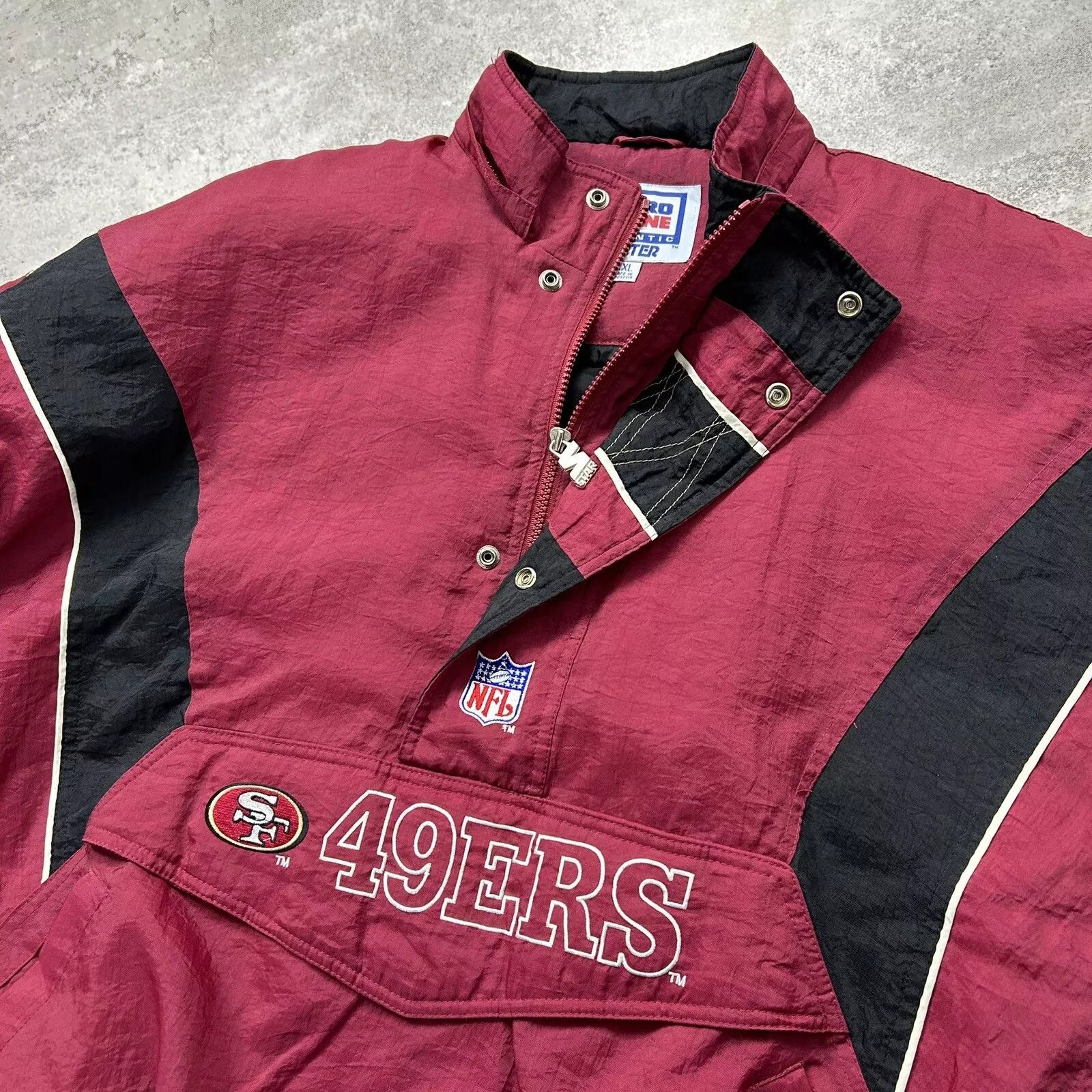 NFL × Starter × Vintage SAN FRANCISCO 49ERS STARTER PUFFER JACKET SIZE XXL 2XL Size US XXL / EU 58 / 5 - 4 Thumbnail