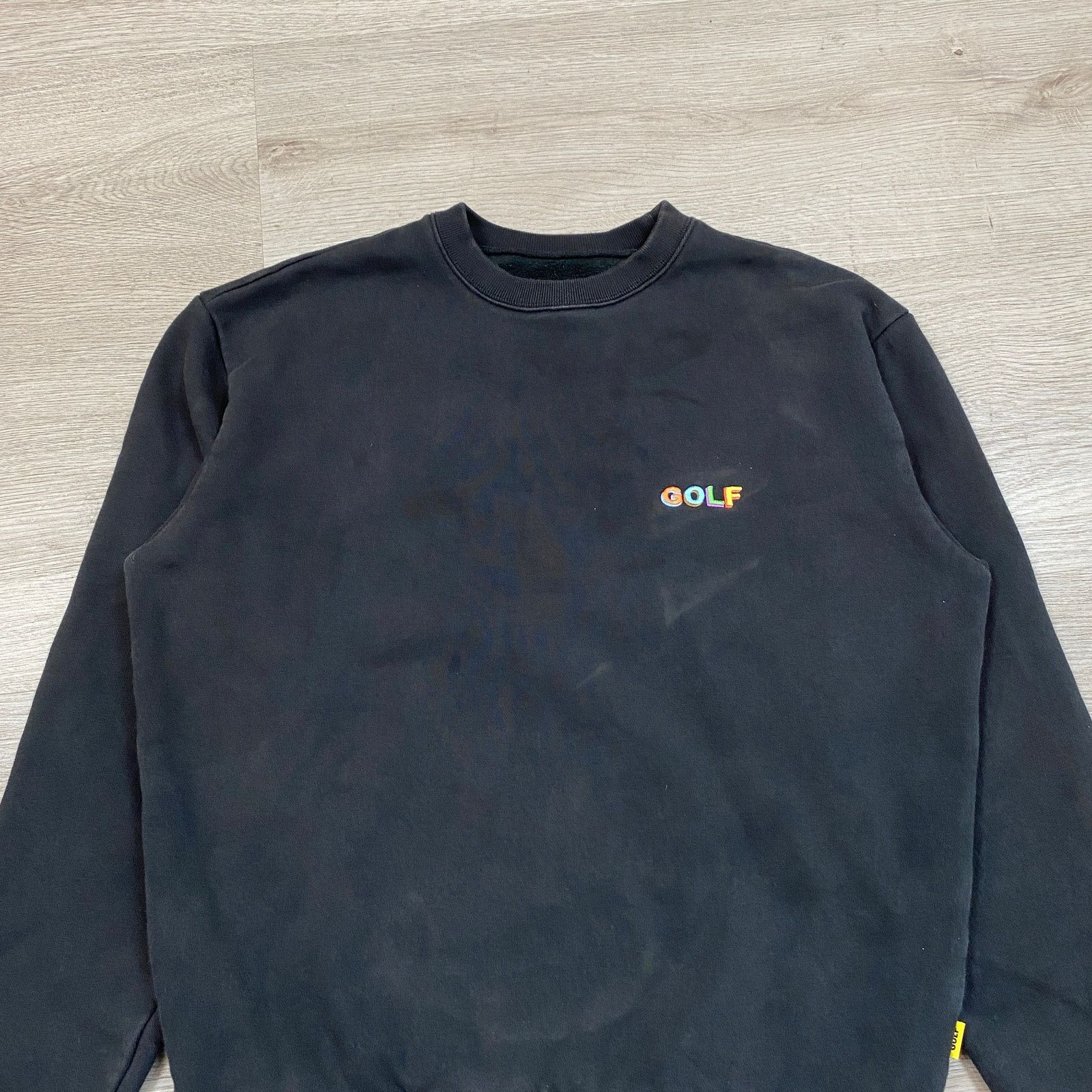Golf Wang × Tyler The Creator Golf Wang Mini 3D 2 Tone Logo Crewneck Sweatshirt Men's XS Size US XS / EU 42 / 0 - 2 Thumbnail
