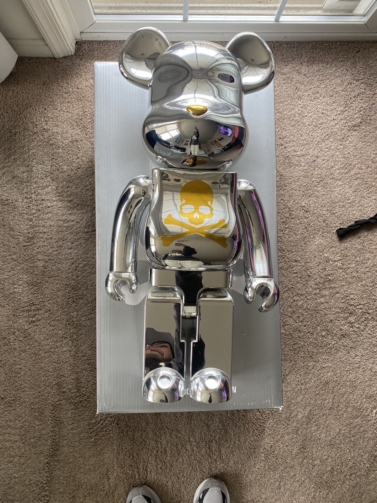 Bearbrick mastermind JAPAN SILVER 1000％