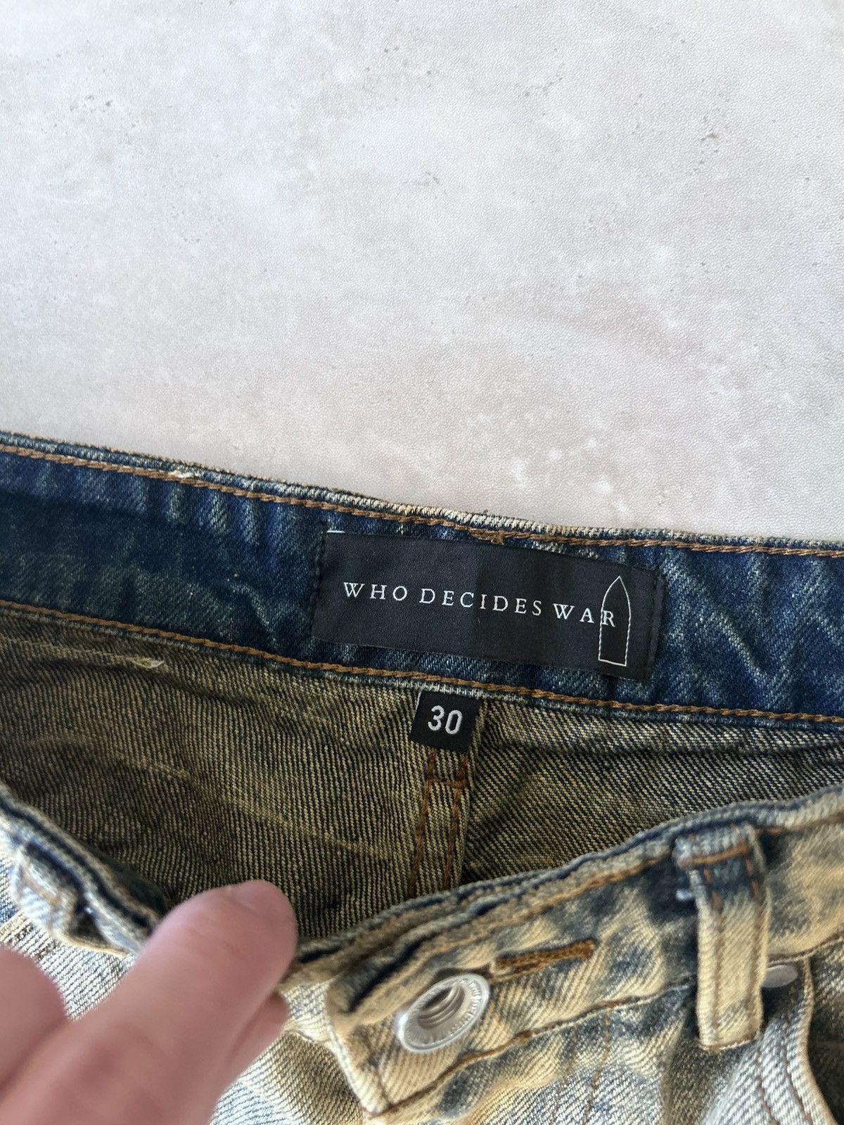 Who Decides War Who Decides War Denim Washed Blue Size 30 Size US 30 / EU 46 - 9 Thumbnail