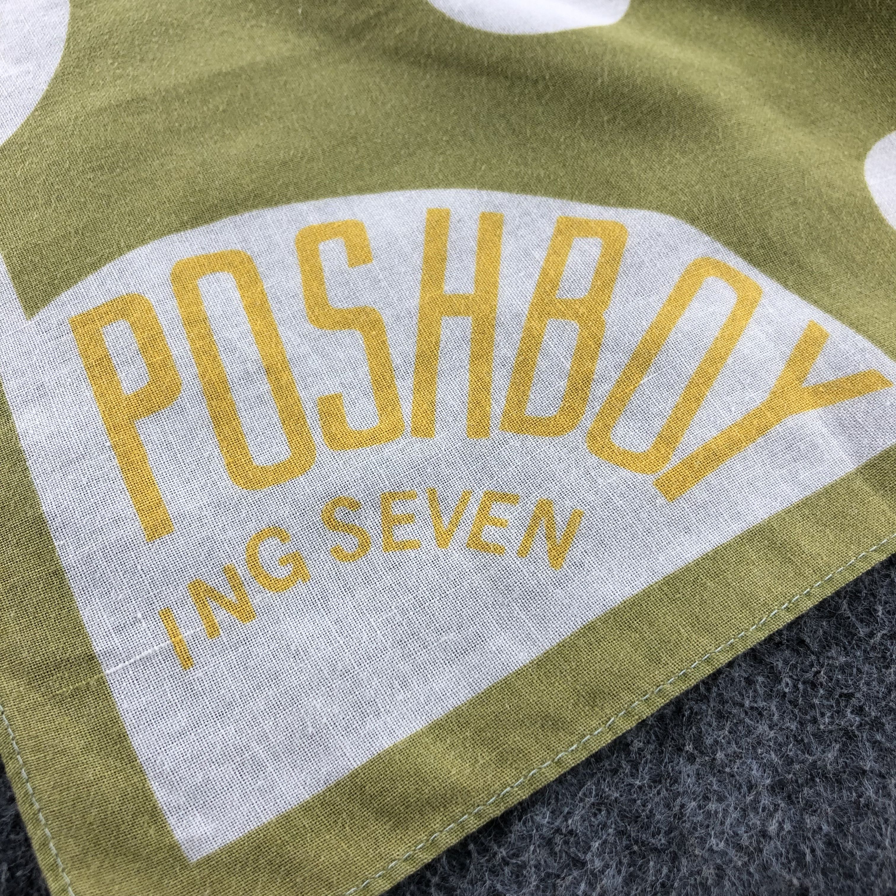Vintage Poshboy Handkerchief Neckerchief Bandana H1402 Size ONE SIZE - 8 Thumbnail