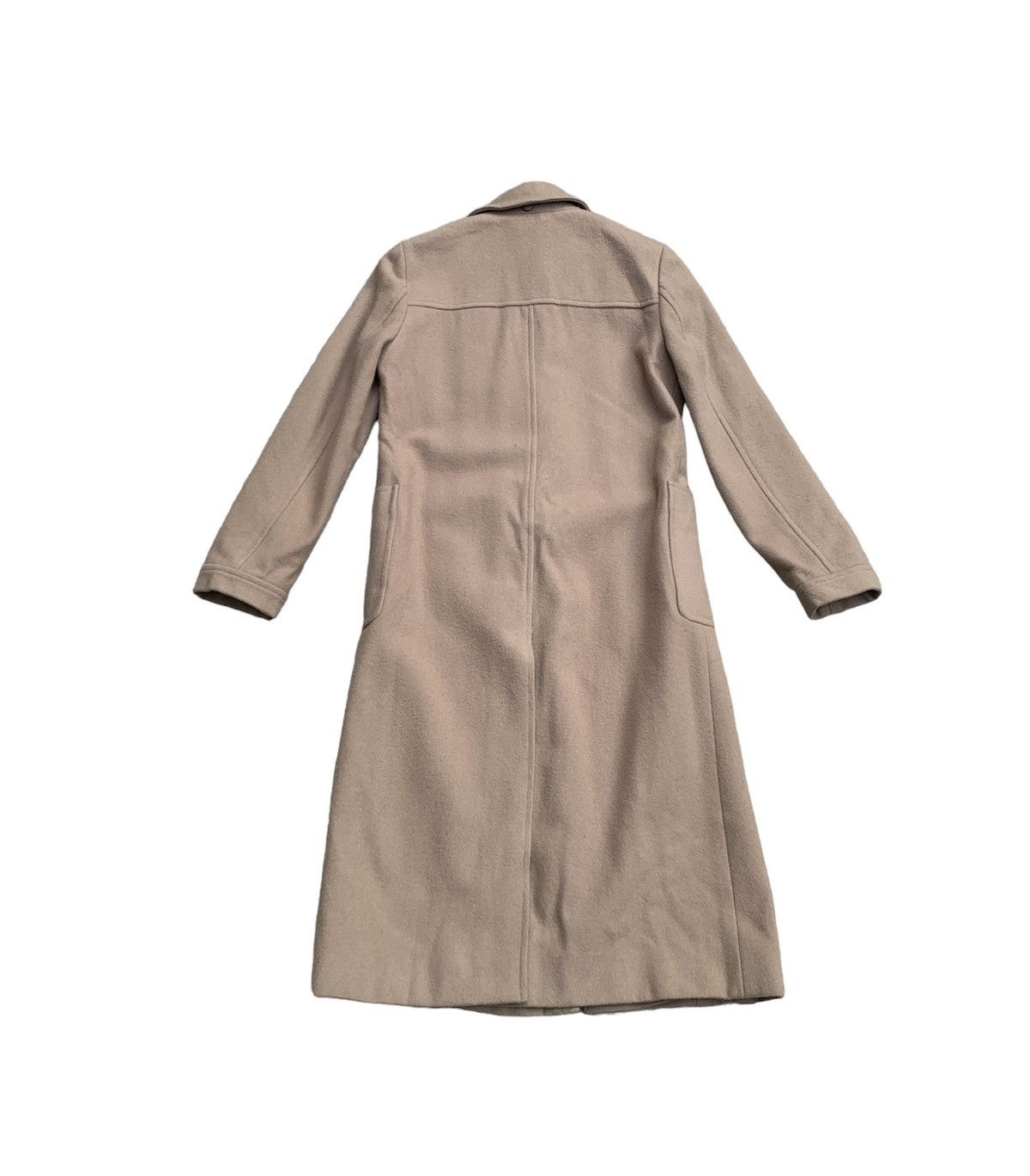 Japanese Brand × Vintage × Yohji Yamamoto Vintage Ined Yohji Yamamoto Wool Long Coat Size S / US 4 / IT 40 - 5 Thumbnail