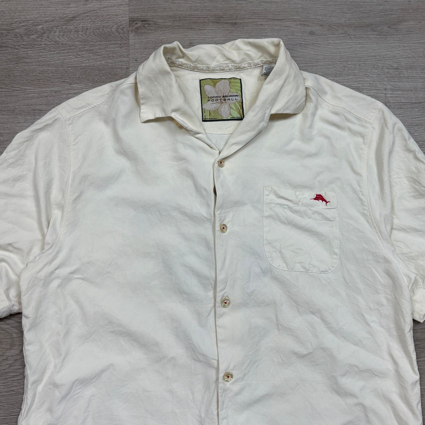NFL × Tommy Bahama Tommy Bahama Tailgate Club NFL NY Giants Silk Shirt Men's L Size US L / EU 52-54 / 3 - 4 Thumbnail