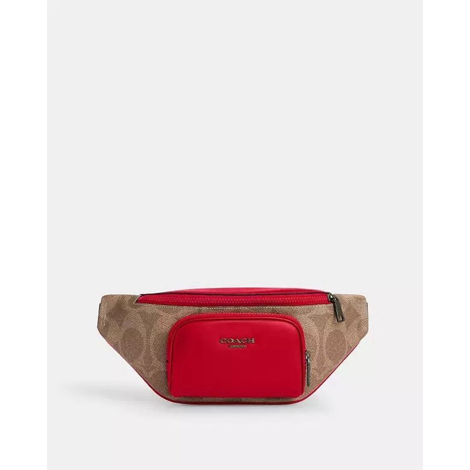 Coach NWT COACH CBI67 Racer Small Belt Bag Charcoal/Pool Size ONE SIZE - 6 Thumbnail
