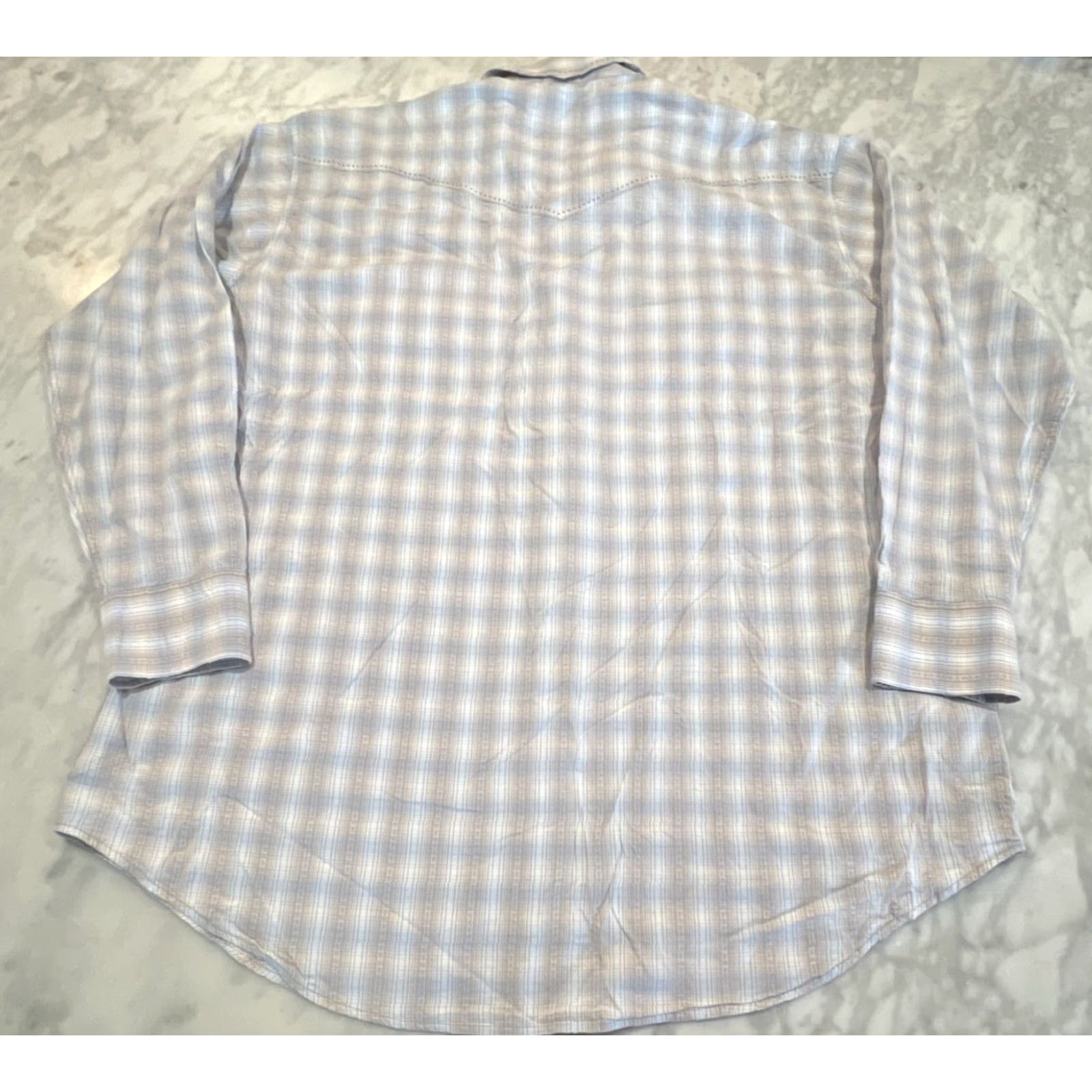 Vintage B&D Panhandle Slim Pearl Snap Shirt Men 2XL Western Cowboy Rockabilly Plaid Long Sleeve Size US XXL / EU 58 / 5 - 7 Thumbnail