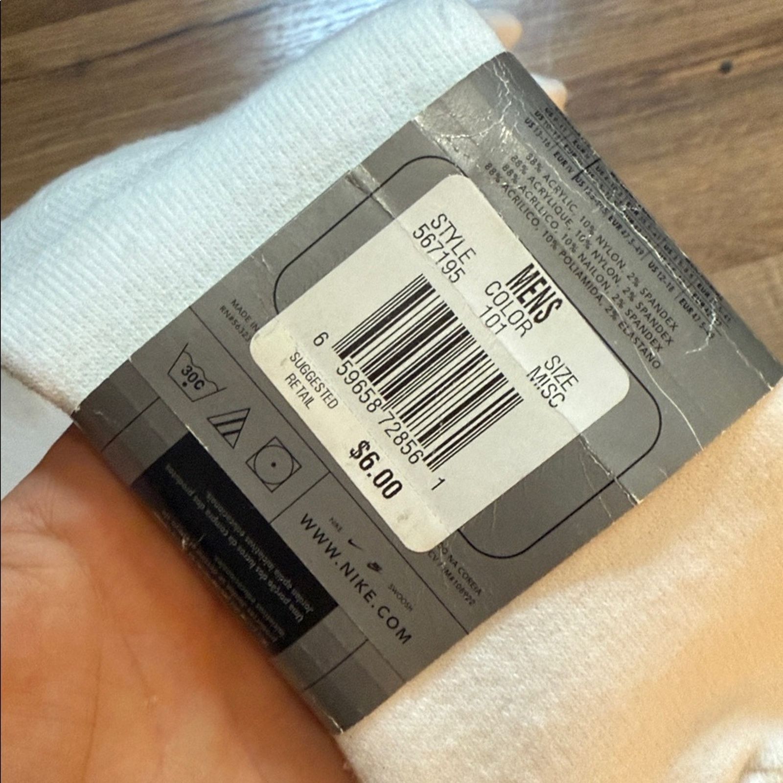 Jordan Brand 90s Jordans Socks Size ONE SIZE - 3 Thumbnail