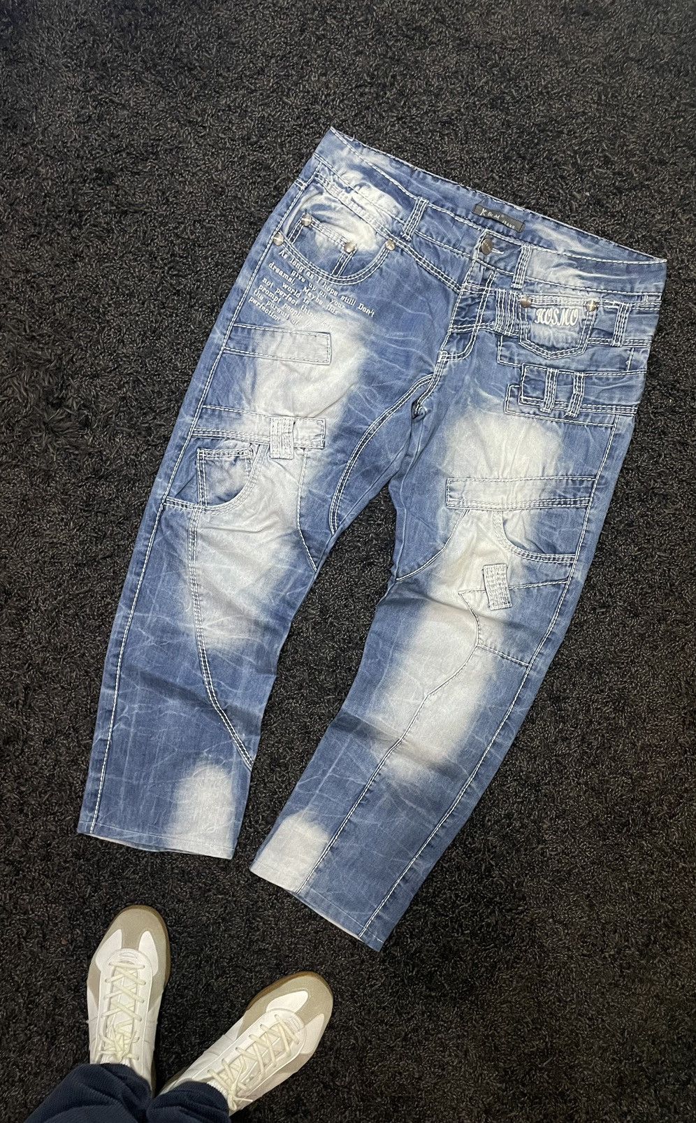 Rap Tees Kosmo Lupo Multipocket Jeans Avant Garde Rap Hip-Hop Y2K Size US 36 / EU 52 - 9 Thumbnail