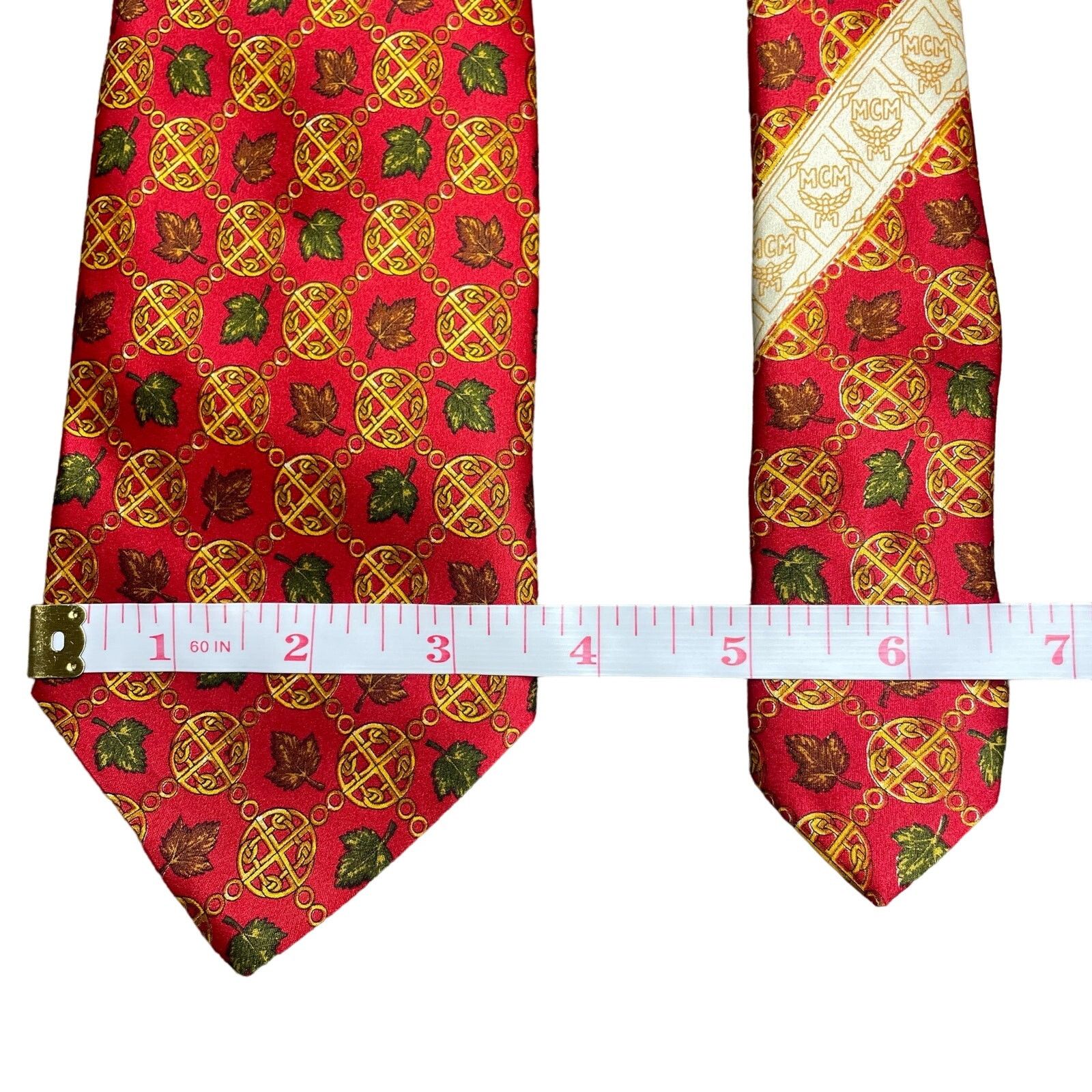 MCM MCM Silk Tie Made in Italy Size ONE SIZE - 8 Thumbnail