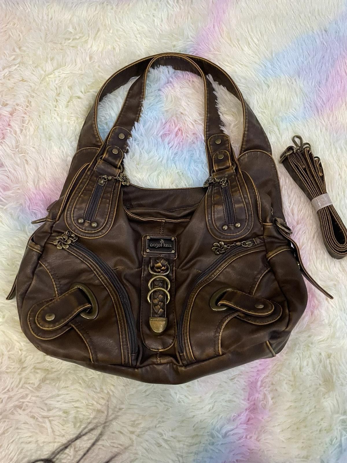 Vintage y2k Brown Over Shoulder Bag Size ONE SIZE - 3 Thumbnail