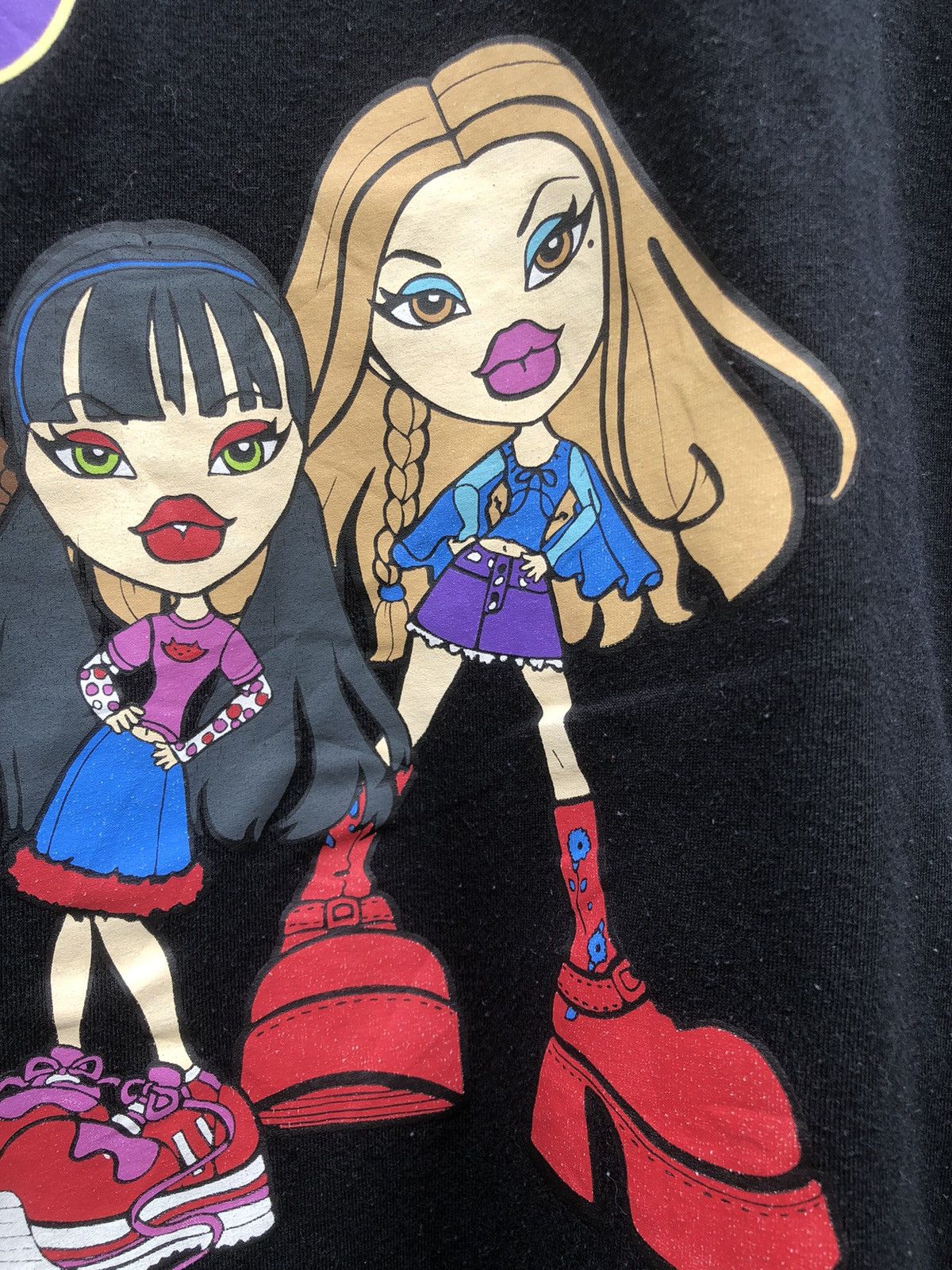 Anime BRATZ Doll Rock Angelz Anime Crop Top Tee Size US XL / EU 56 / 4 - 8 Thumbnail