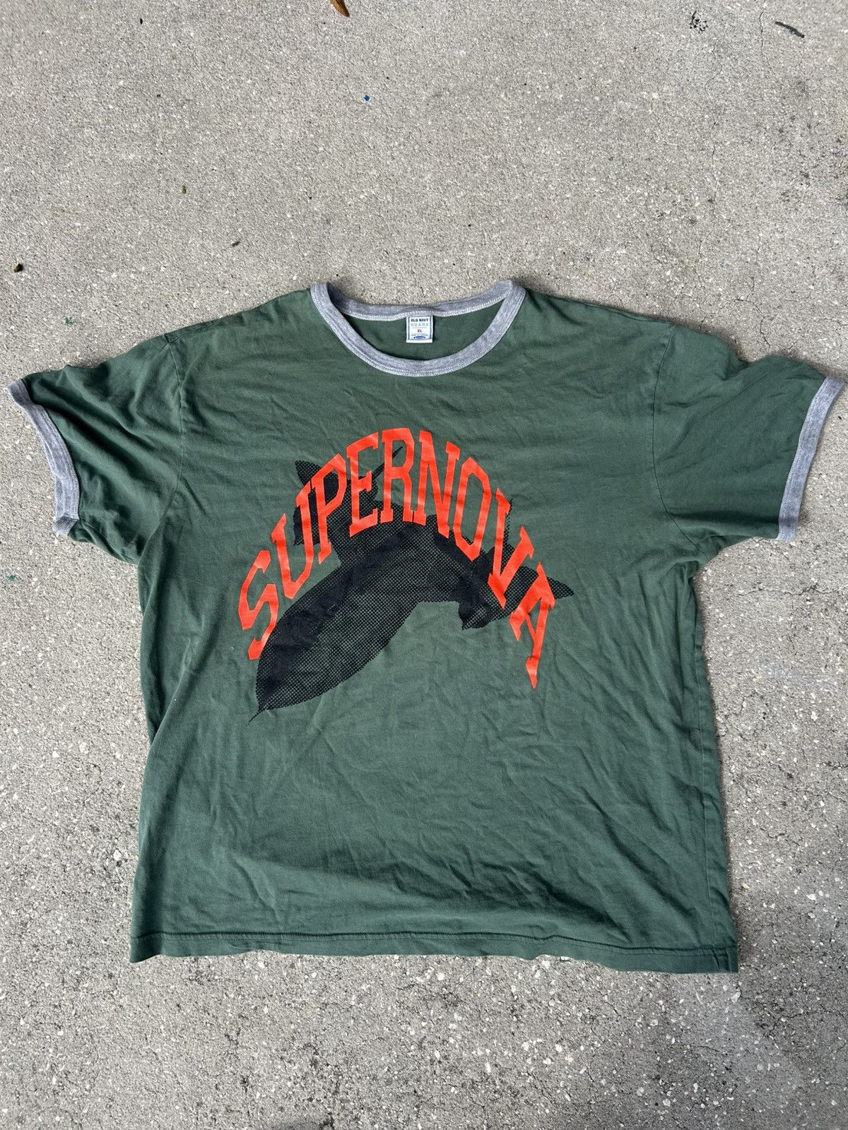 Other 1/1 Your World Supernova sr71 green ringer graphic tee Size US XL / EU 56 / 4 - 1 Thumbnail