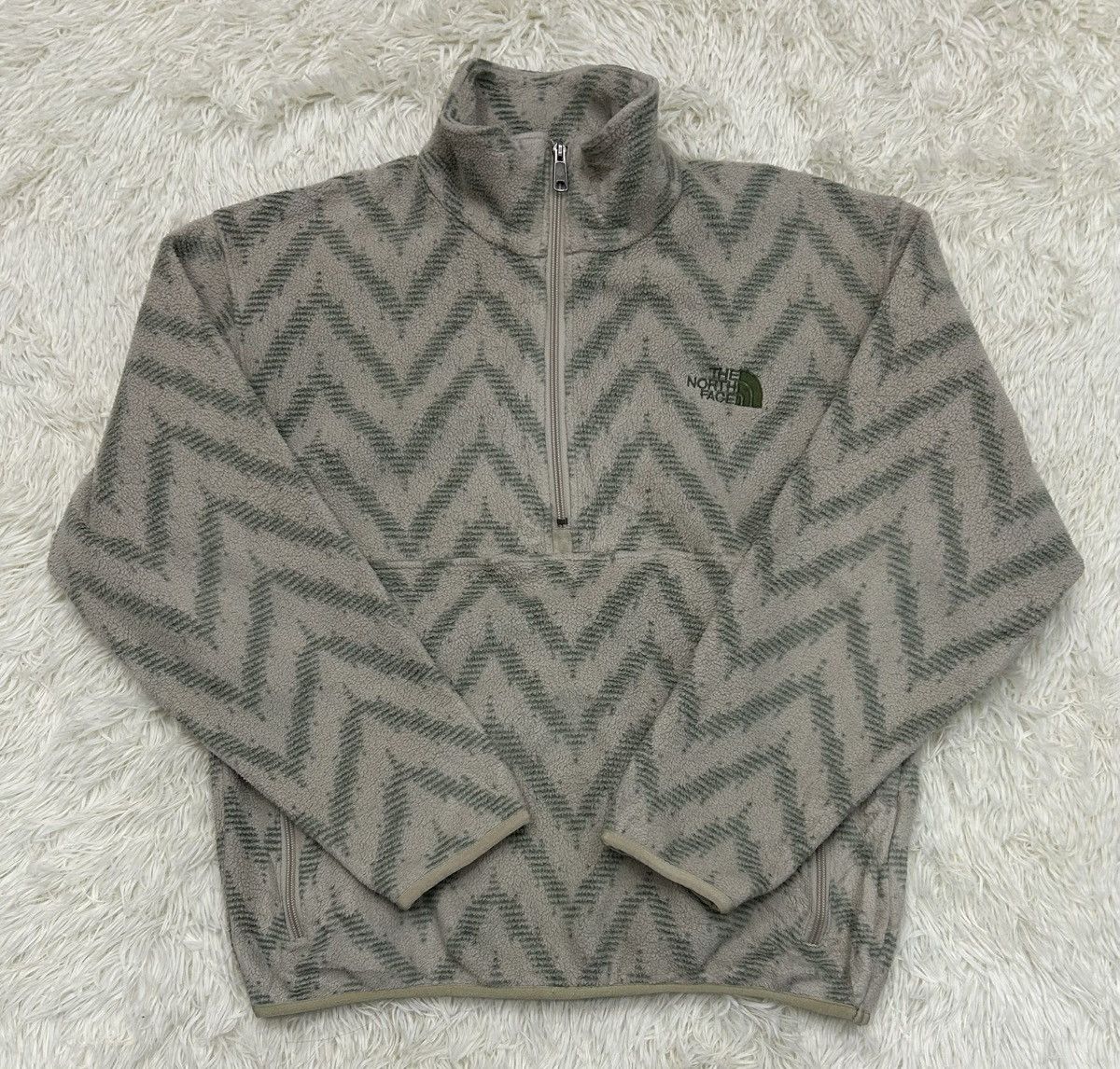 The North Face × Vintage The North Face Fleece Pullover Jacket Size US L / EU 52-54 / 3 - 3 Thumbnail
