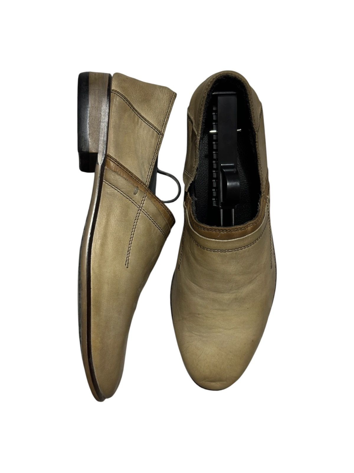 Tornado Mart TornadoMart Archived Taupe Leather Loafers Size US 6.5 / EU 39-40 - 1 Thumbnail