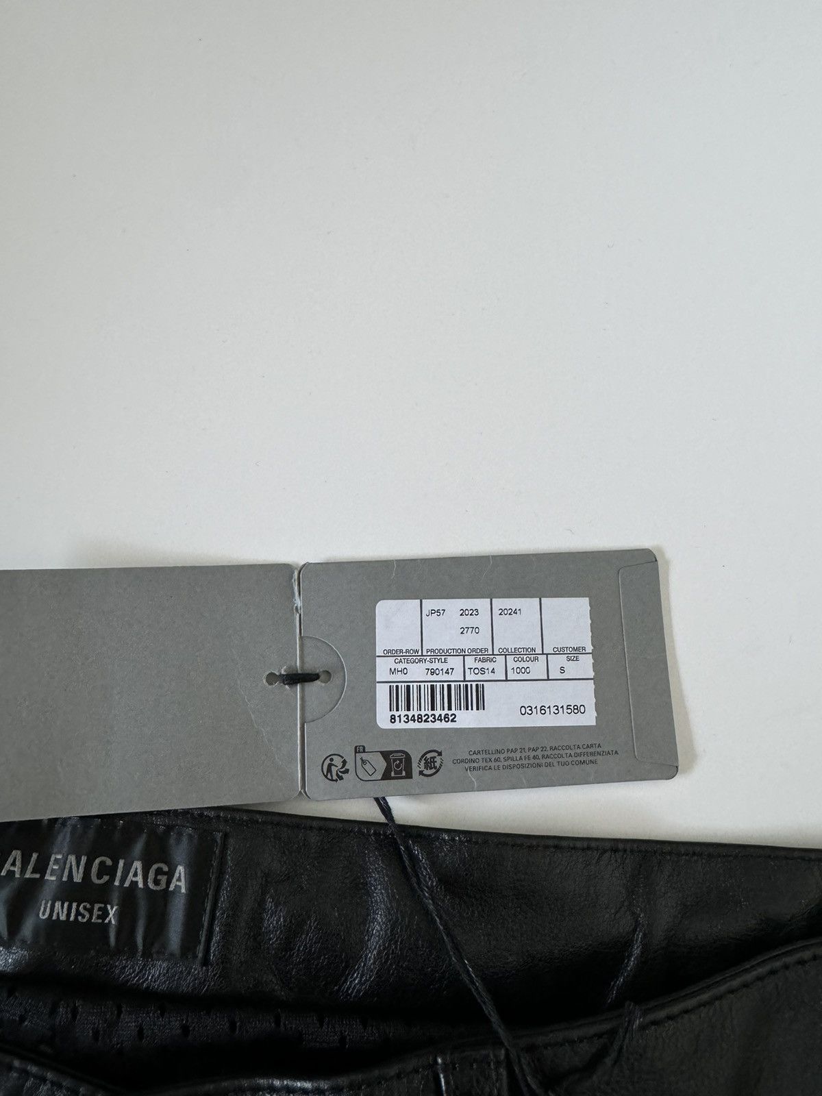 Balenciaga Balenciaga Leather Biker Moto Pants Size US 32 / EU 48 - 7 Thumbnail