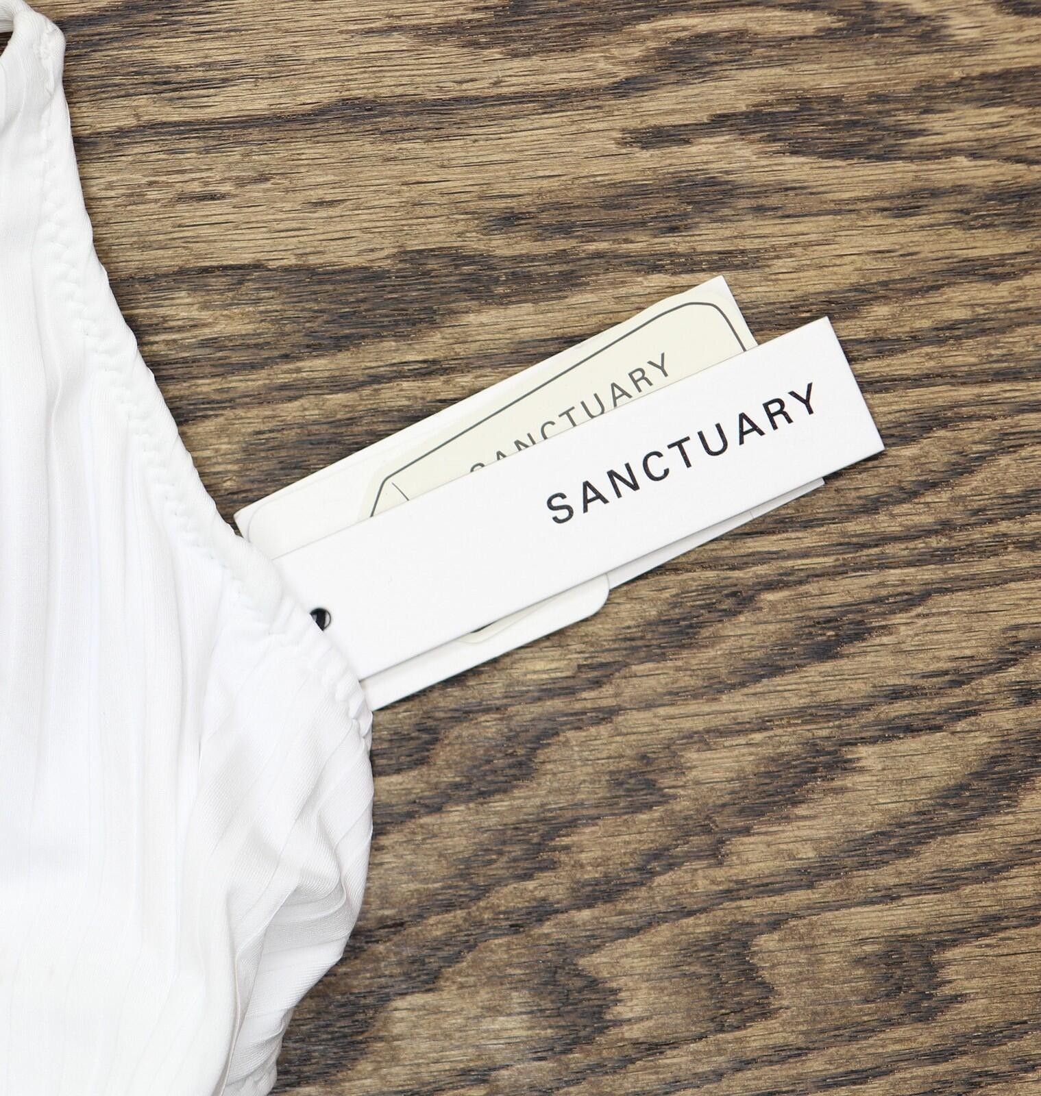 Sanctuary Sanctuary Refresh Rib One-piece Swimsuit Sarr25298 White S Size ONE SIZE - 3 Thumbnail