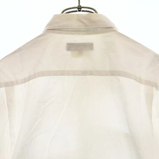 Comme des Garcons Homme Plus Shirt Front Design Cotton Long Sleeve Plain White Size US S / EU 44-46 / 1 - 4 Thumbnail