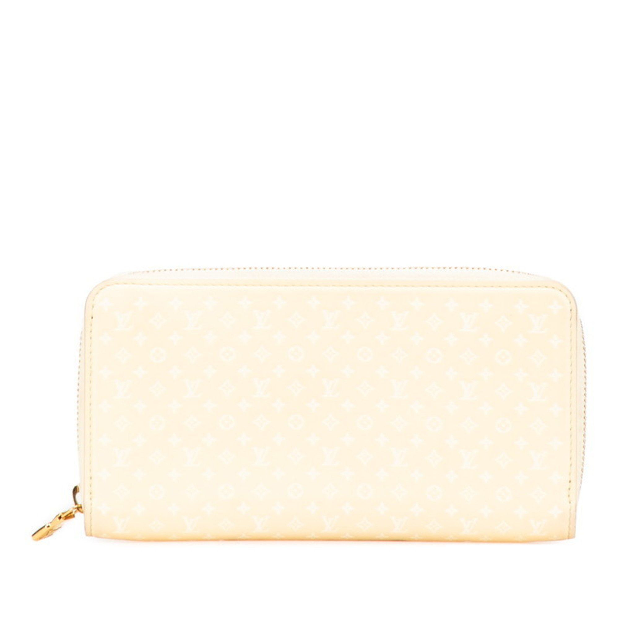 Louis Vuitton Louis Vuitton Nanogram Zippy Wallet, Round Zip Long Wallet M82229, Yellow Leather, Women's, LOUIS VUITTON Size ONE SIZE - 1 Thumbnail