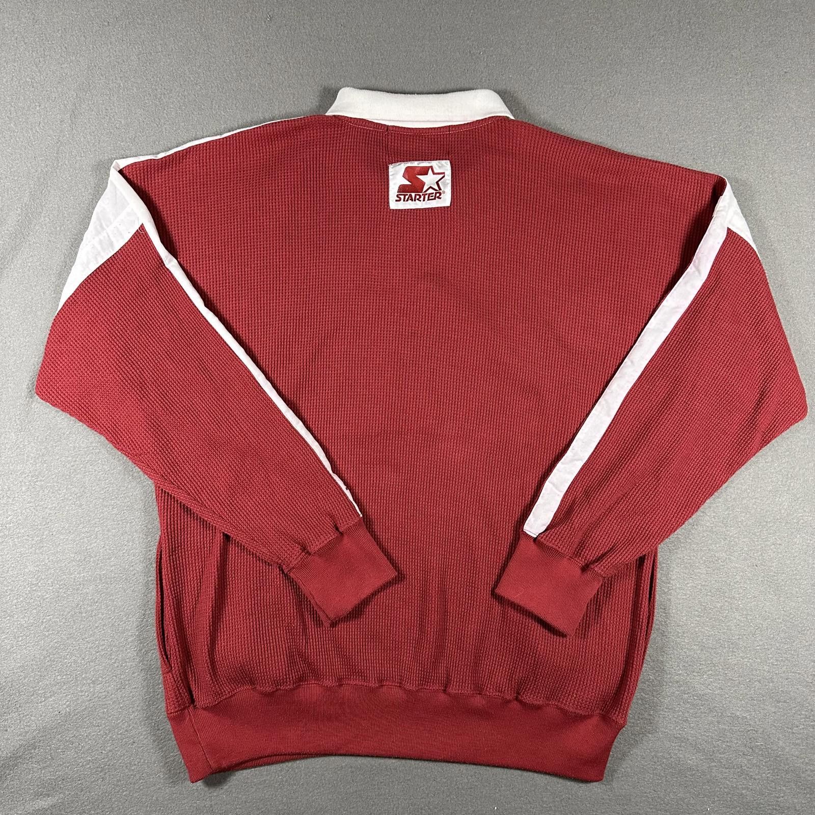 Starter Starter Men Long Sleeve Polo Shirt Waffle knit Stanford L Size US M / EU 48-50 / 2 - 2 Thumbnail