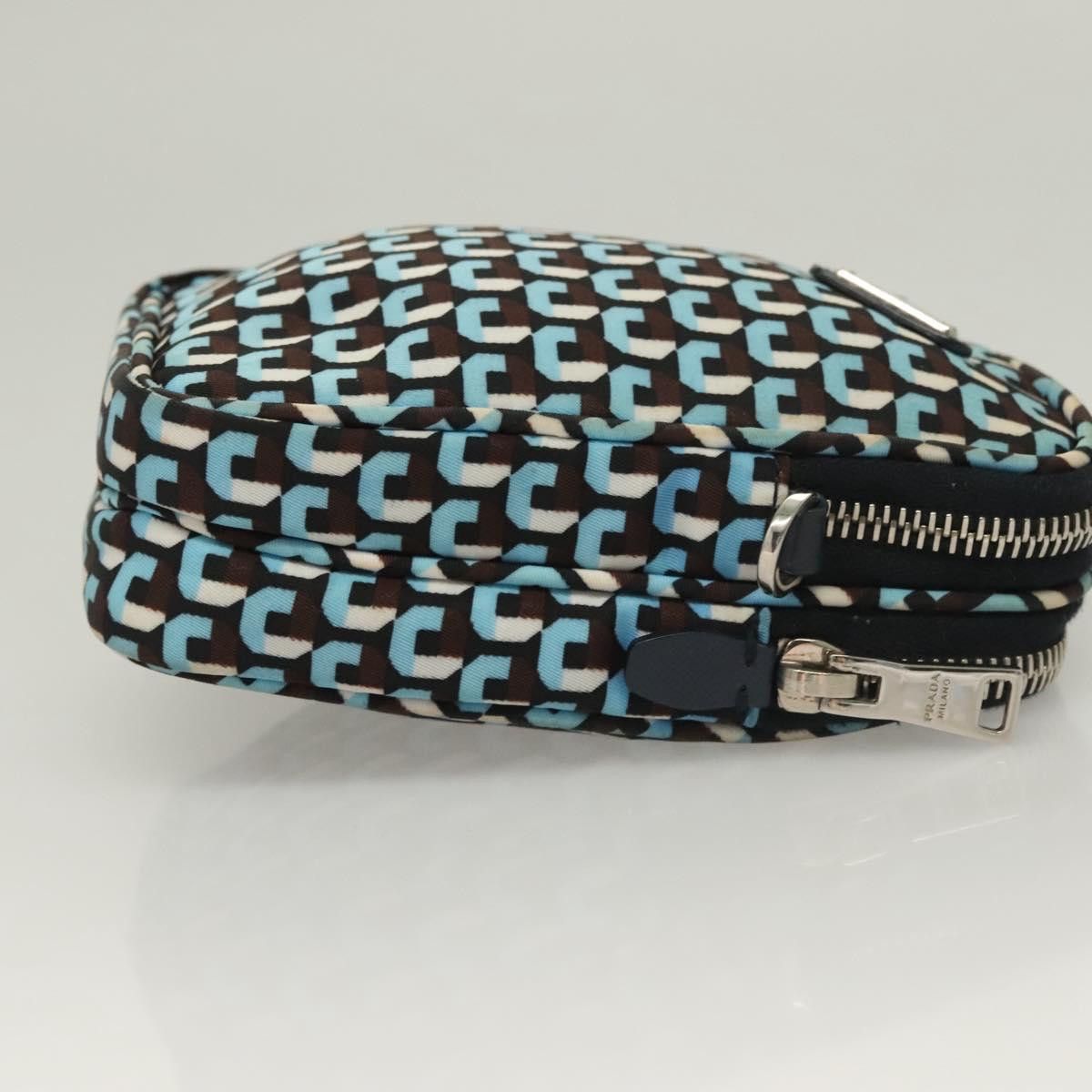 Prada PRADA Shoulder Bag Nylon Blue Silver Size ONE SIZE - 4 Thumbnail