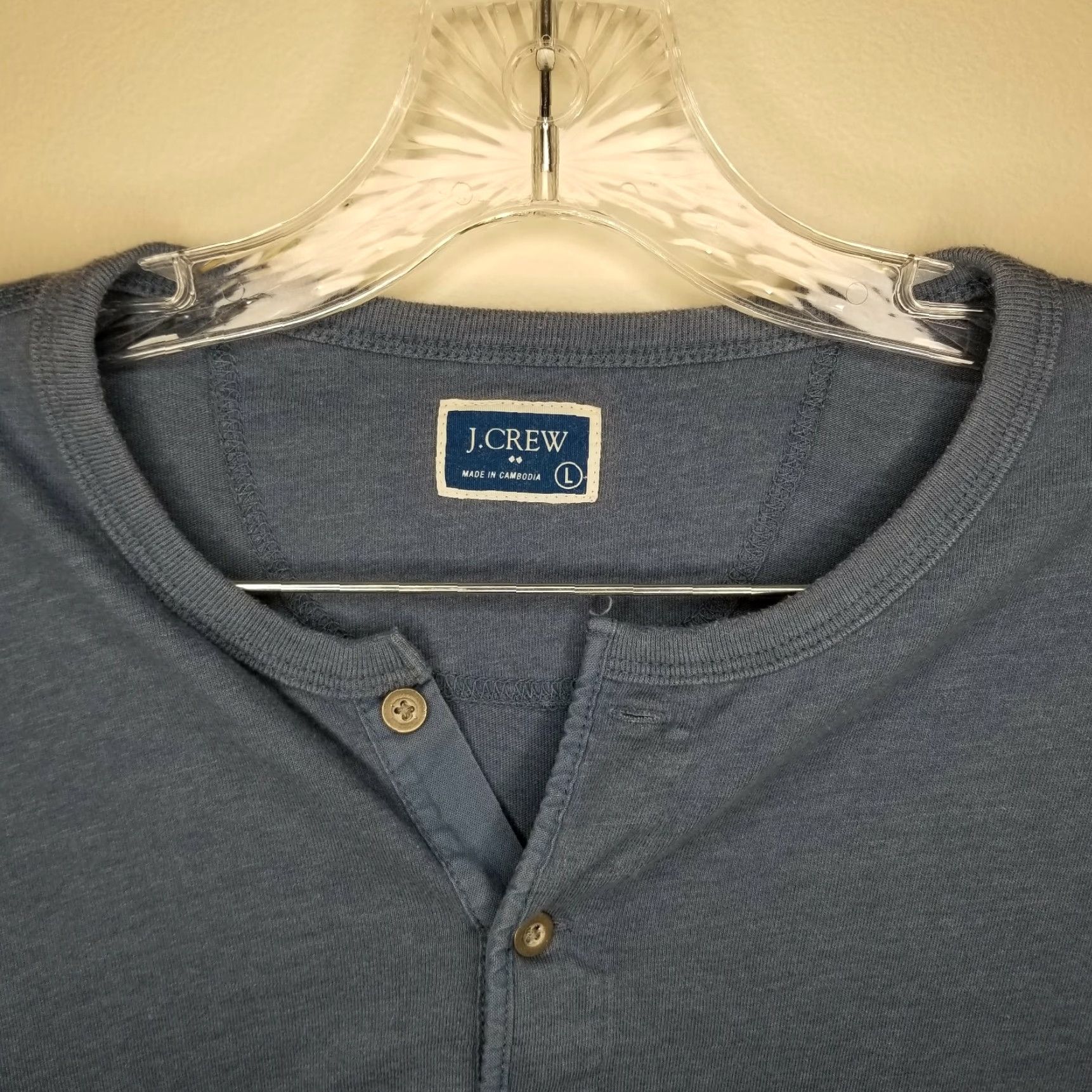 J.Crew VINTAGE? Wait not vintage. J.Crew Shirt Mens Long Sleeve Button-Up Blue Size L Size US L / EU 52-54 / 3 - 3 Thumbnail