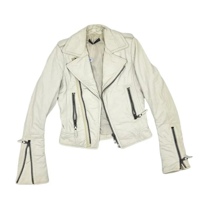 Balenciaga Balenciaga Stylish Versatile Zipper Leather Jacket Size US S / EU 44-46 / 1 - 1 Thumbnail