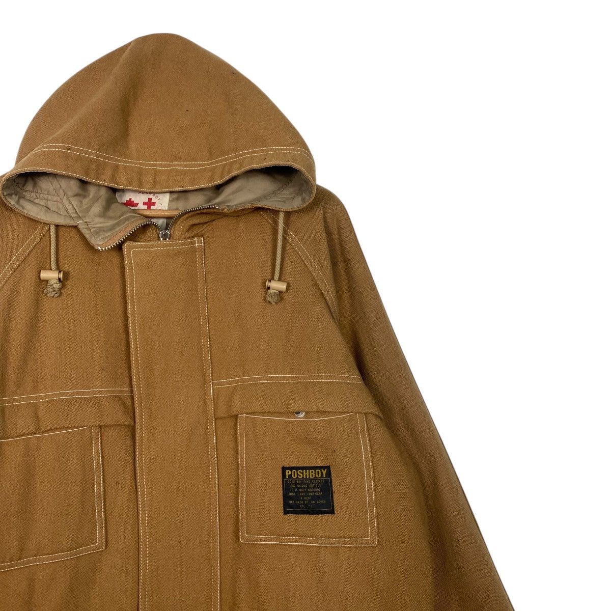Japanese Brand × Vintage Posh boy parka hoodie jacket Size US M / EU 48-50 / 2 - 5 Thumbnail