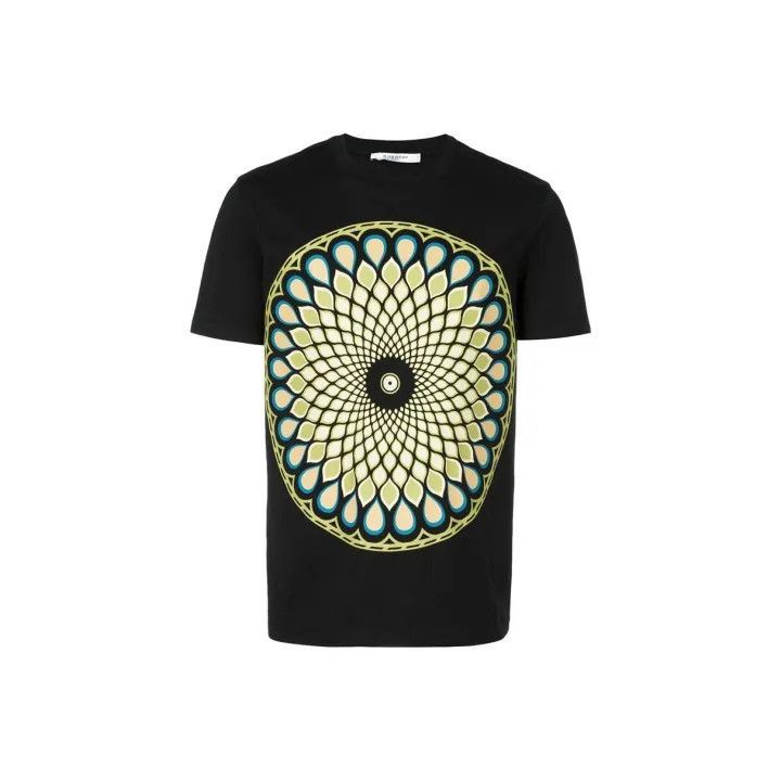 Givenchy Givenchy Givenchy Black Graphic Print Short Sleeve TShirt Size US XL / EU 56 / 4 - 1 Thumbnail