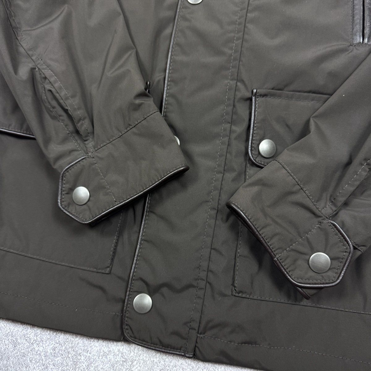 Belstaff Men`s Belstaff Nylon Gold Label Brown Jacket Size S-M Size US S / EU 44-46 / 1 - 10 Thumbnail