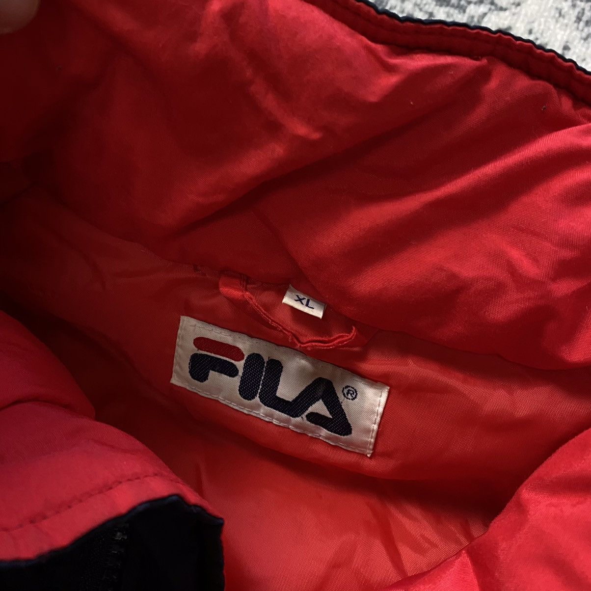 Fila Vintage FIla Down Jacket Elongated Jacket Zip Up Y2K 90s Size US XL / EU 56 / 4 - 5 Thumbnail